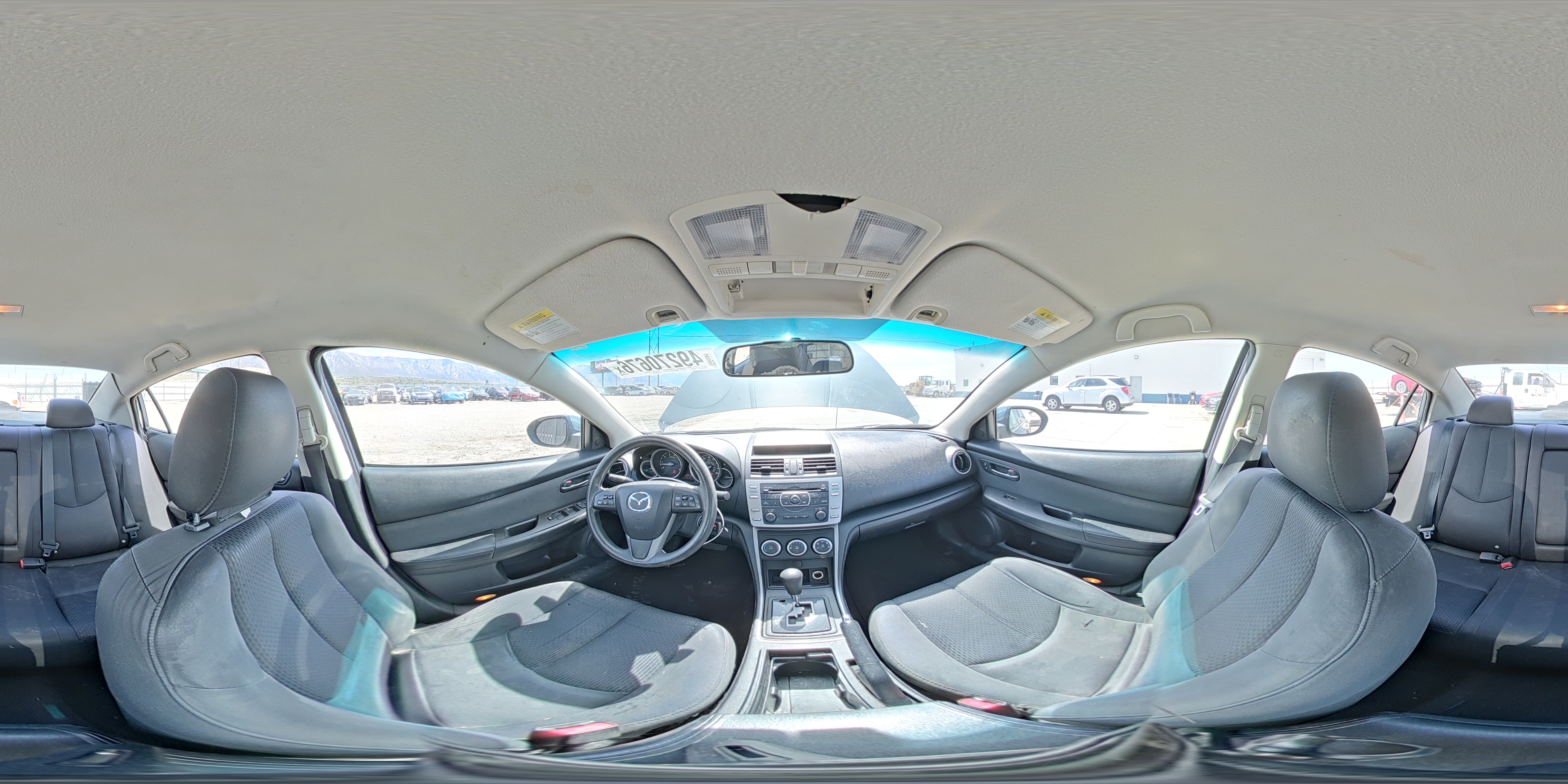 2012 Mazda 6 I Gray vin: 1YVHZ8BH6C5M06151