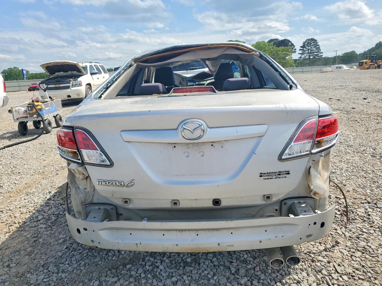 2012 Mazda 6 I White vin: 1YVHZ8BH6C5M09468