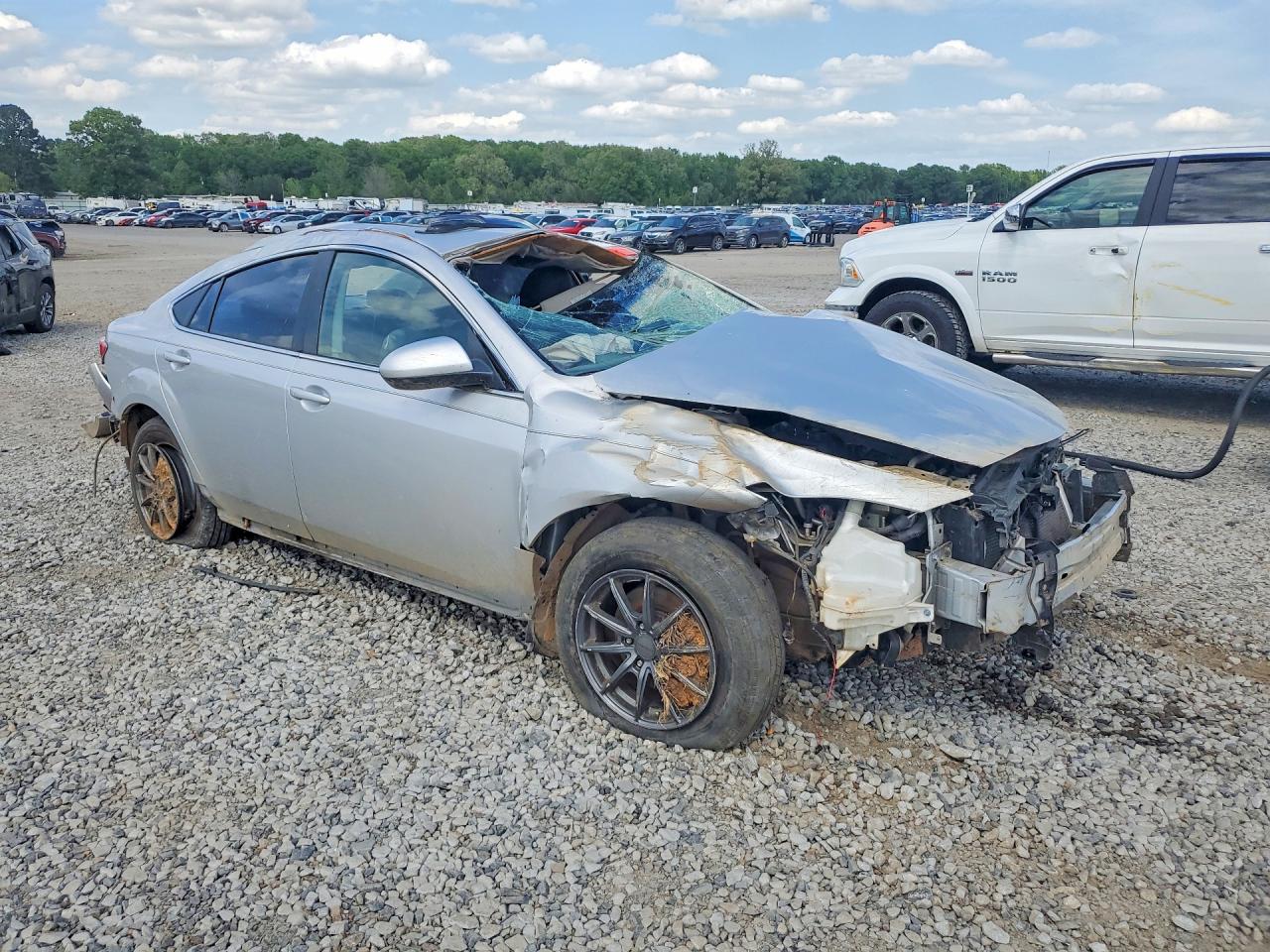 2012 Mazda 6 I White vin: 1YVHZ8BH6C5M09468