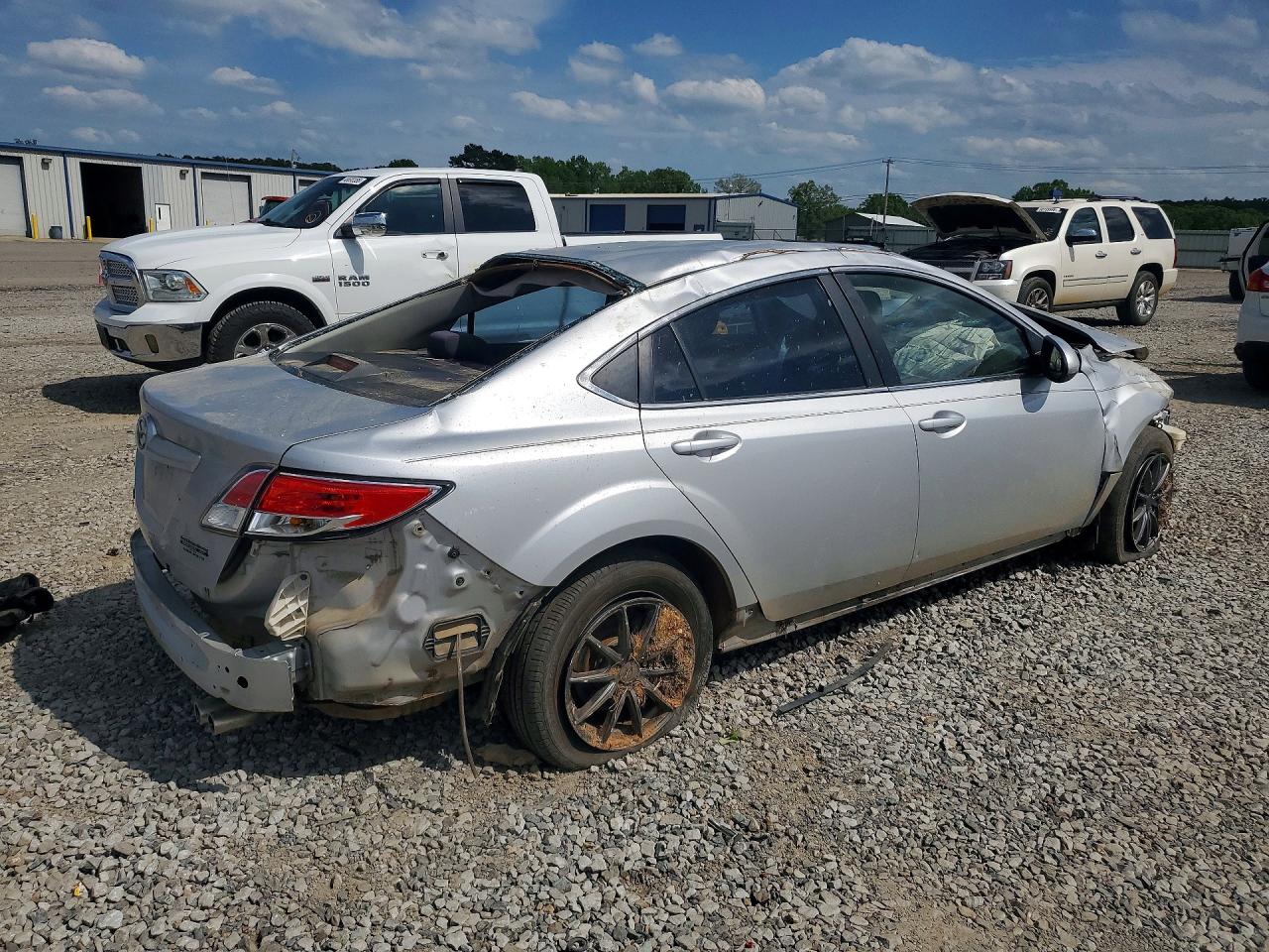 2012 Mazda 6 I White vin: 1YVHZ8BH6C5M09468