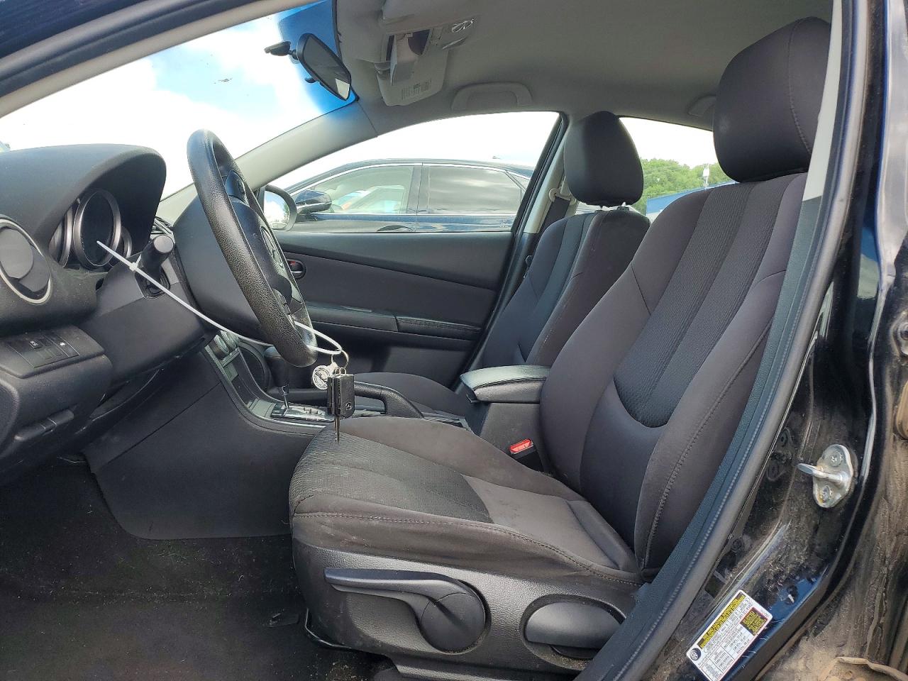 2012 Mazda 6 I Black vin: 1YVHZ8BH6C5M21605