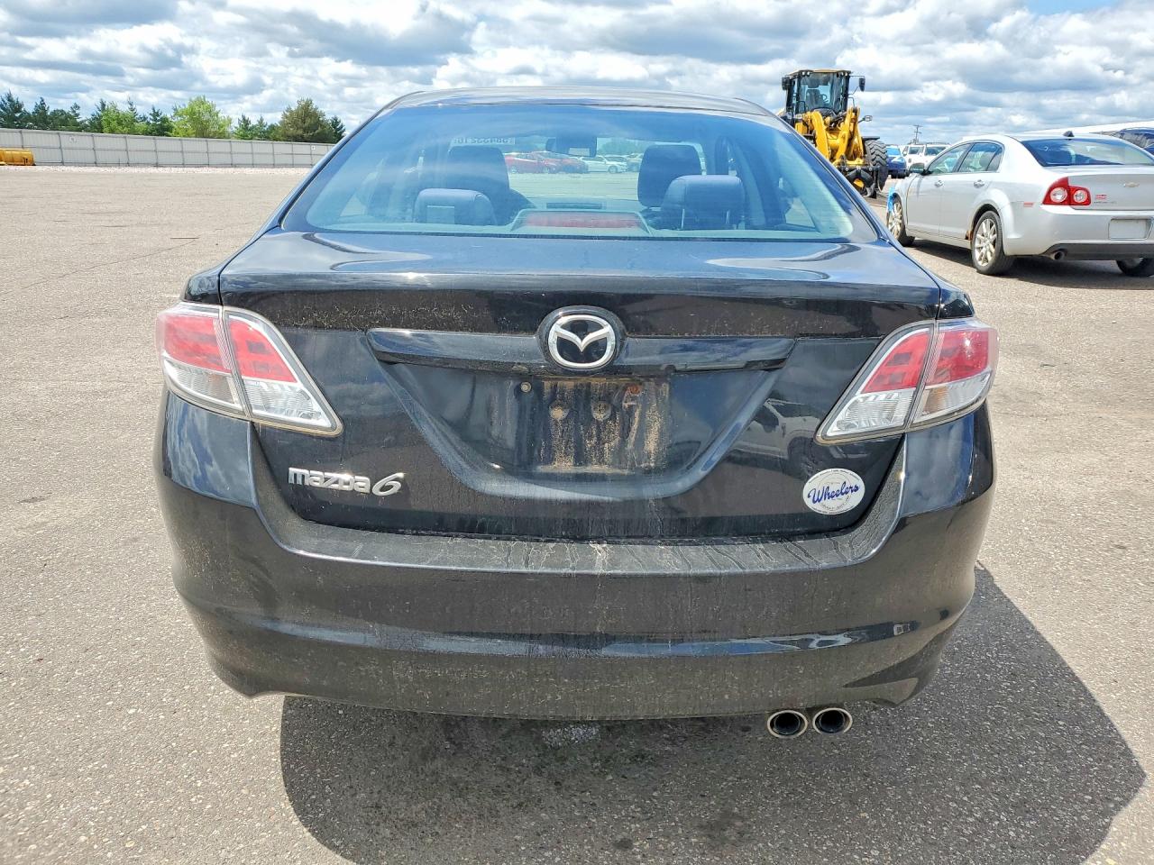 2012 Mazda 6 I Black vin: 1YVHZ8BH6C5M21605
