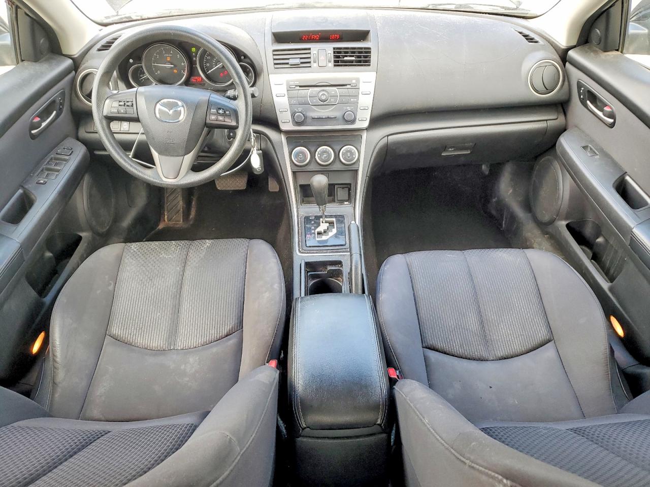 2012 Mazda 6 I Black vin: 1YVHZ8BH6C5M21605