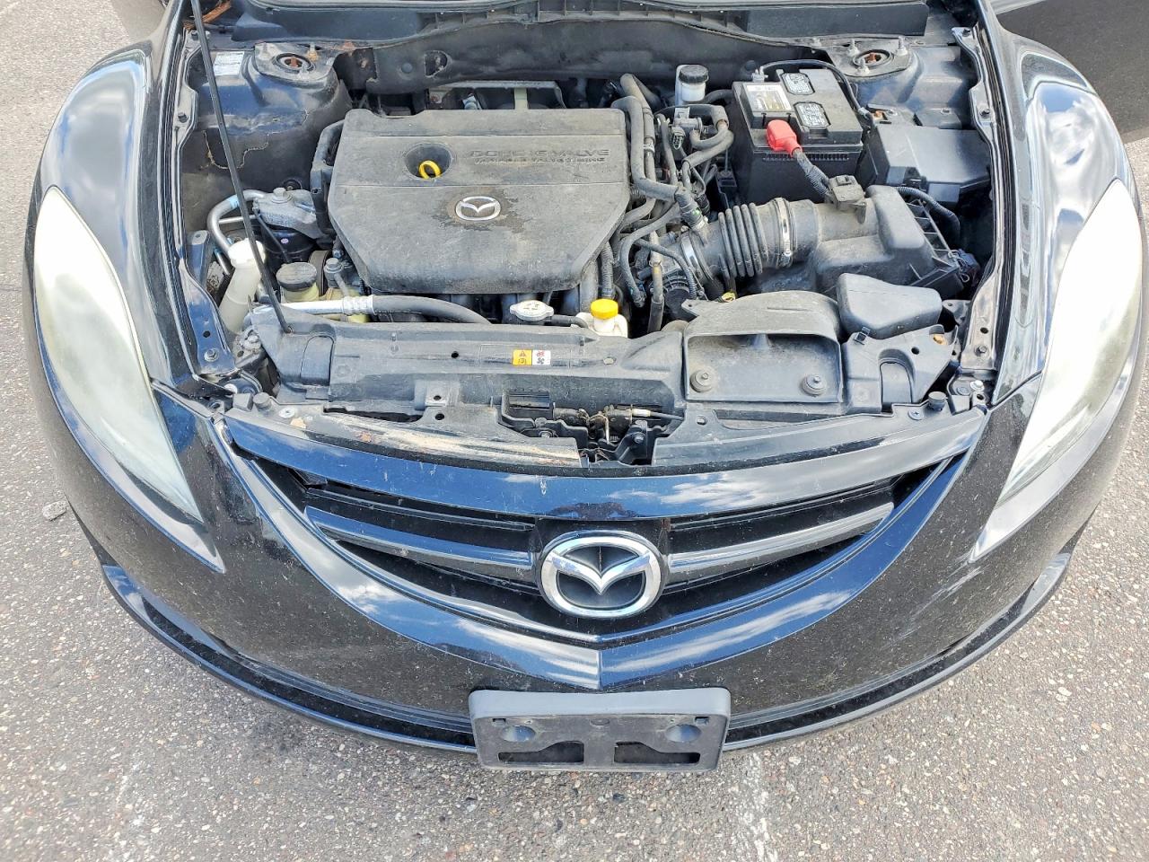 2012 Mazda 6 I Black vin: 1YVHZ8BH6C5M21605