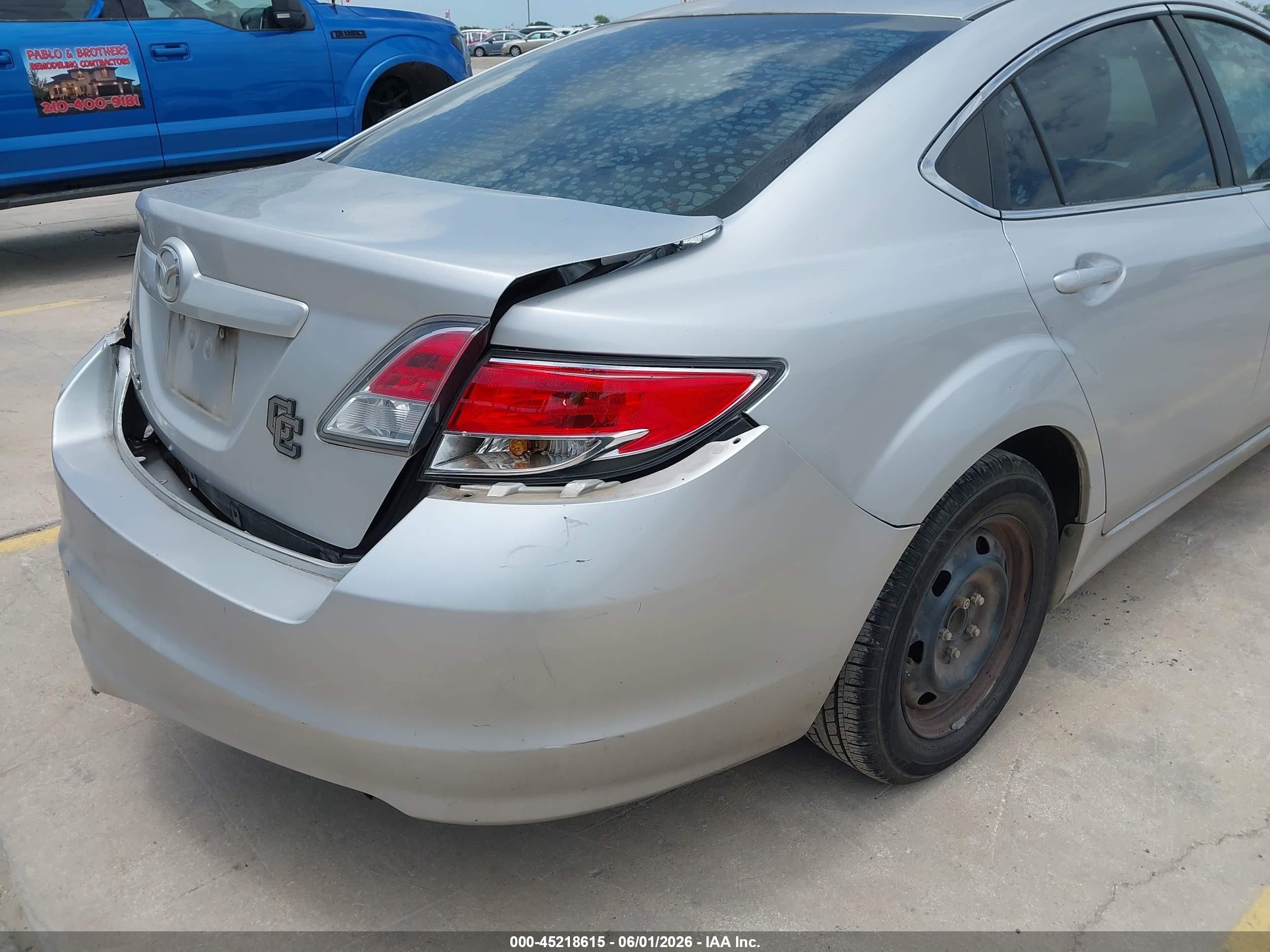 2013 Mazda Mazda6 I Sport Silver vin: 1YVHZ8BH6D5M14218