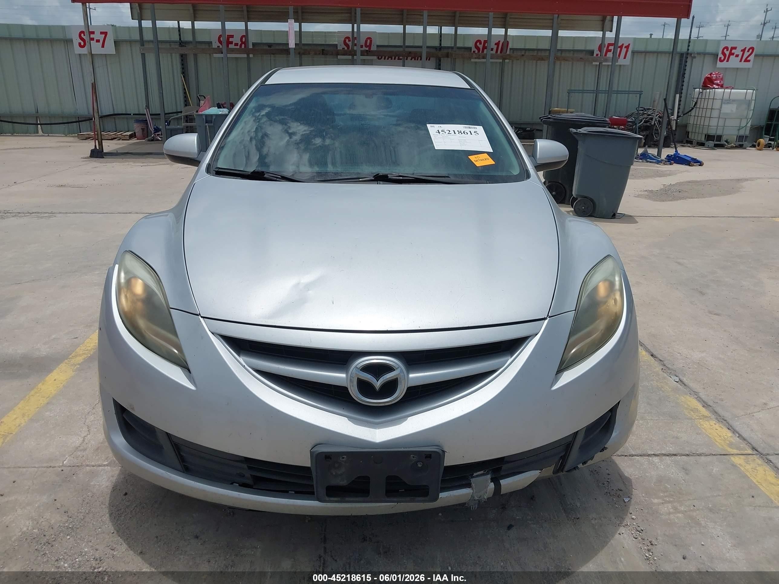 2013 Mazda Mazda6 I Sport Silver vin: 1YVHZ8BH6D5M14218