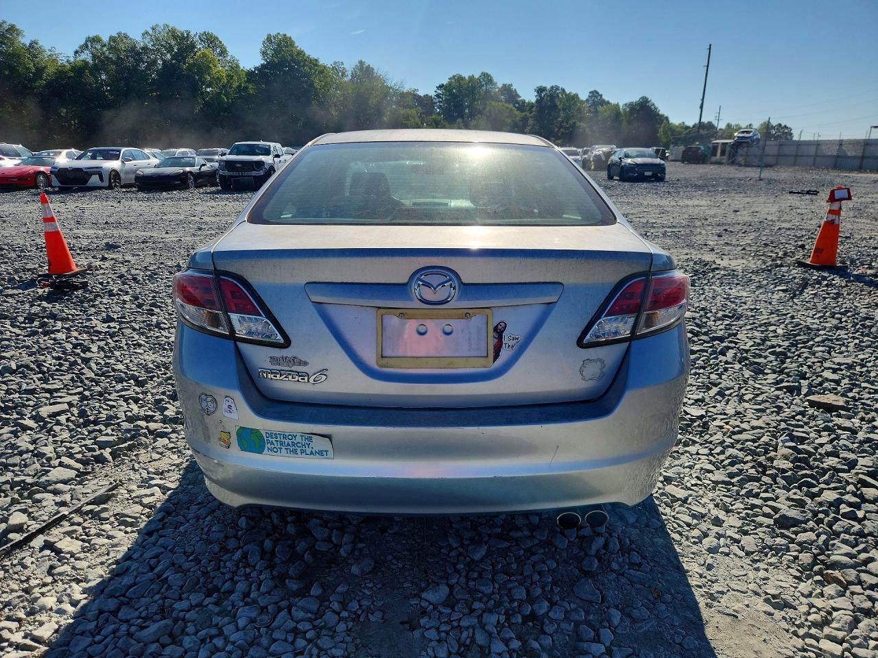 2010 Mazda 6 I Silver vin: 1YVHZ8BH7A5M03661