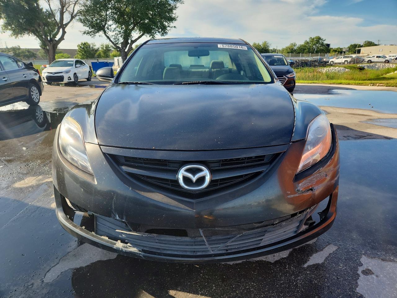 2011 Mazda 6 I Черный vin: 1YVHZ8BH7B5M00082