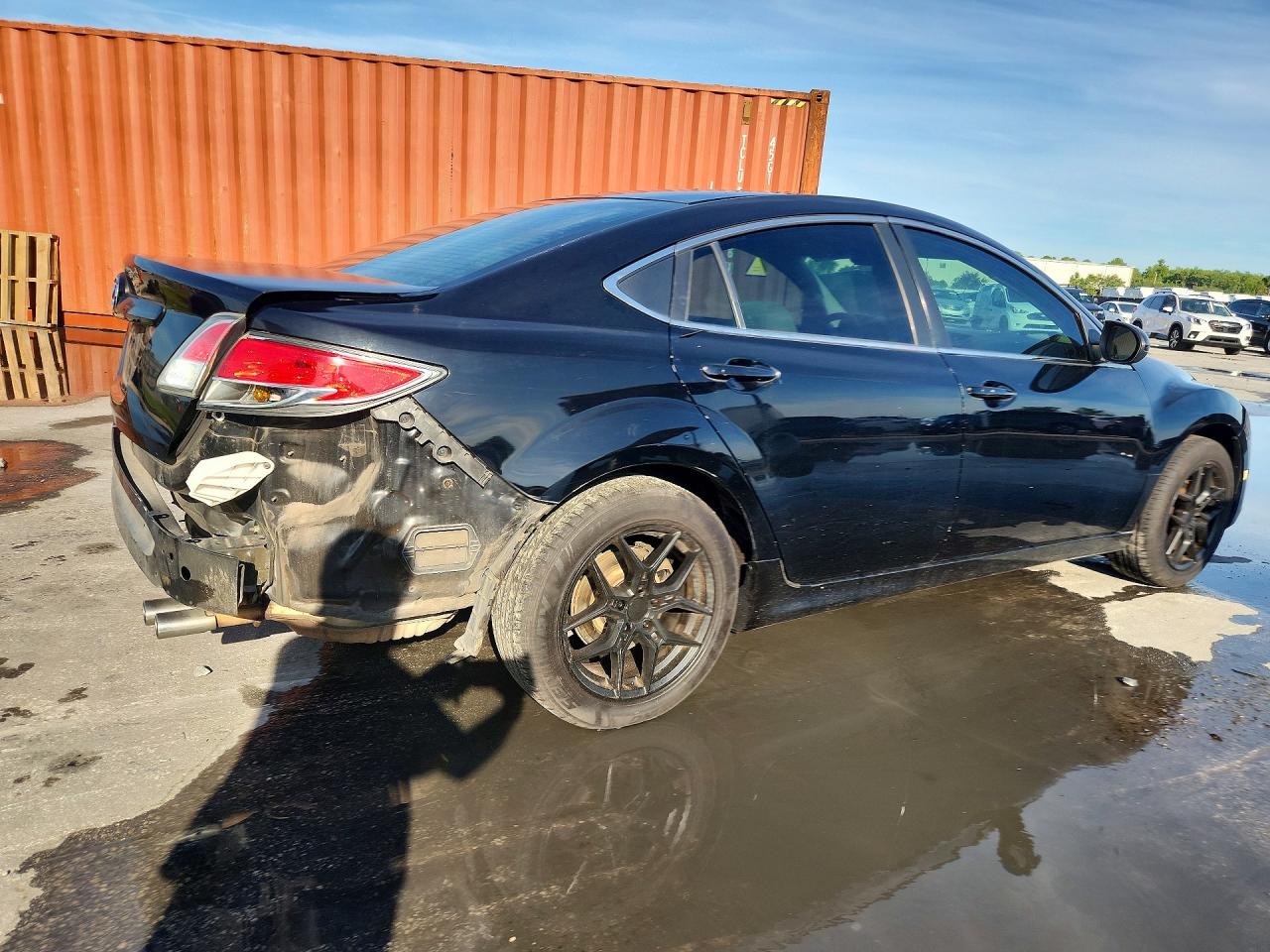 2011 Mazda 6 I Черный vin: 1YVHZ8BH7B5M00082