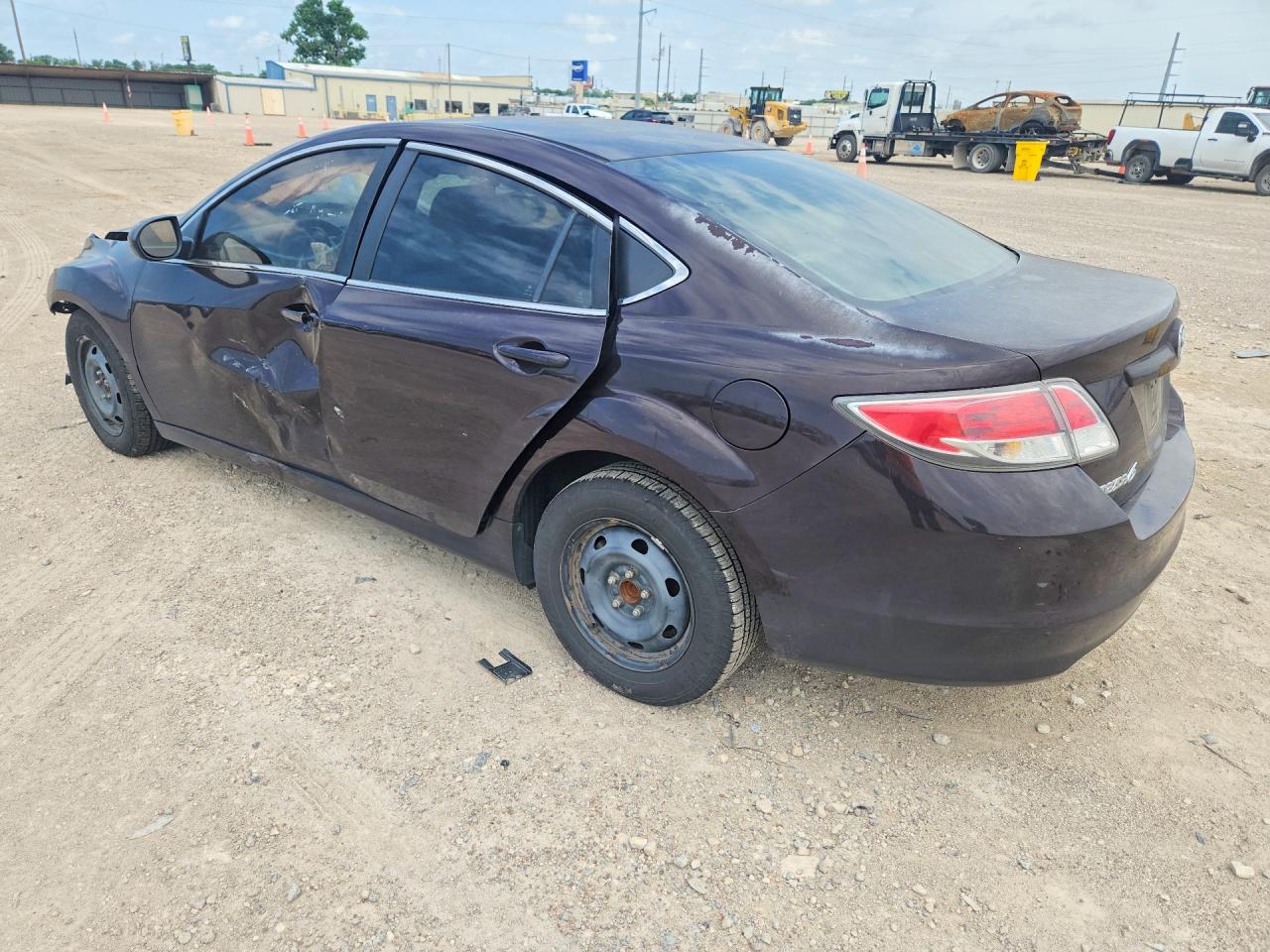 2011 Mazda 6 I Maroon vin: 1YVHZ8BH7B5M08327