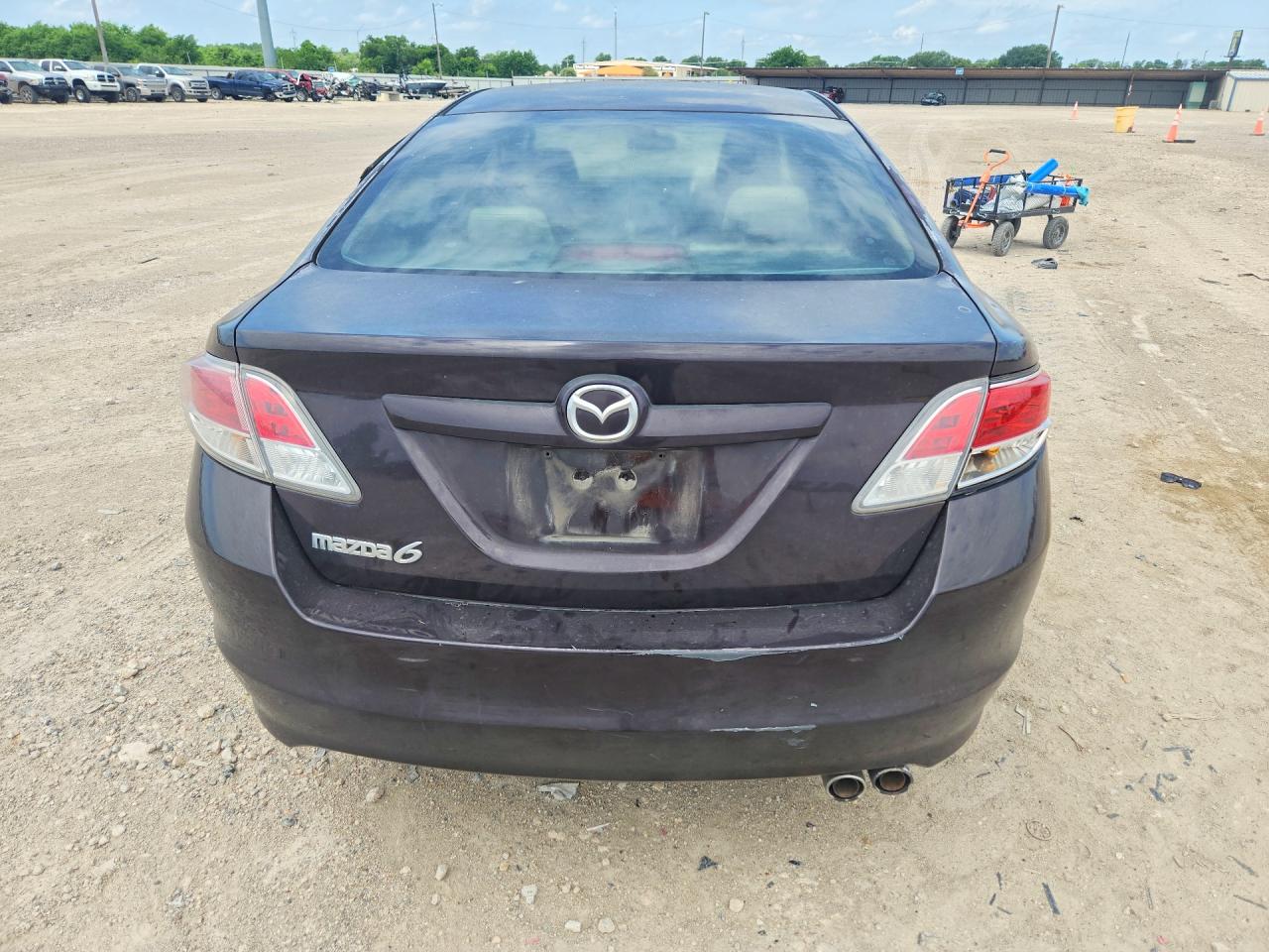 2011 Mazda 6 I Maroon vin: 1YVHZ8BH7B5M08327