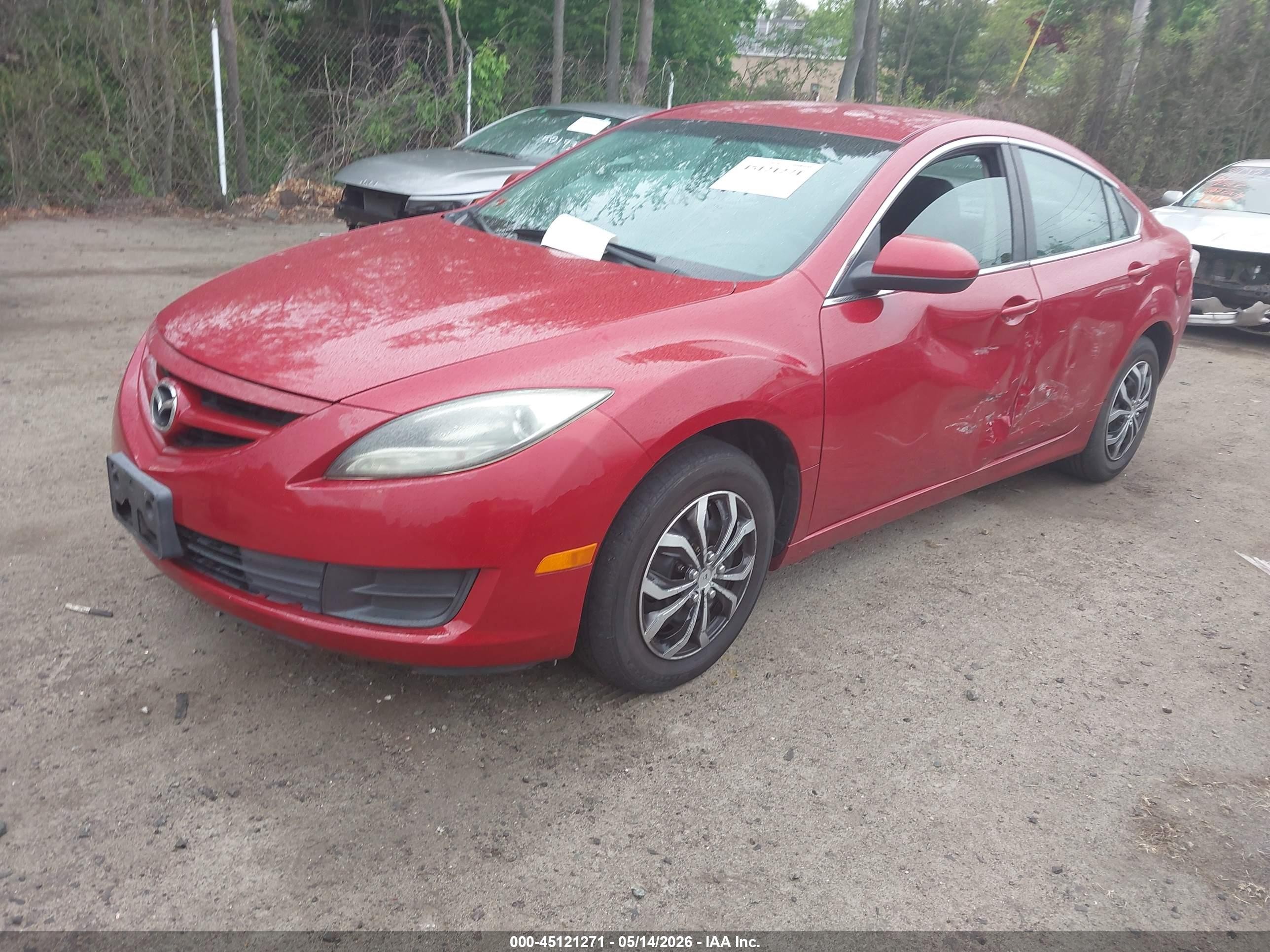 2011 Mazda Mazda6 I Sport Red vin: 1YVHZ8BH7B5M10174