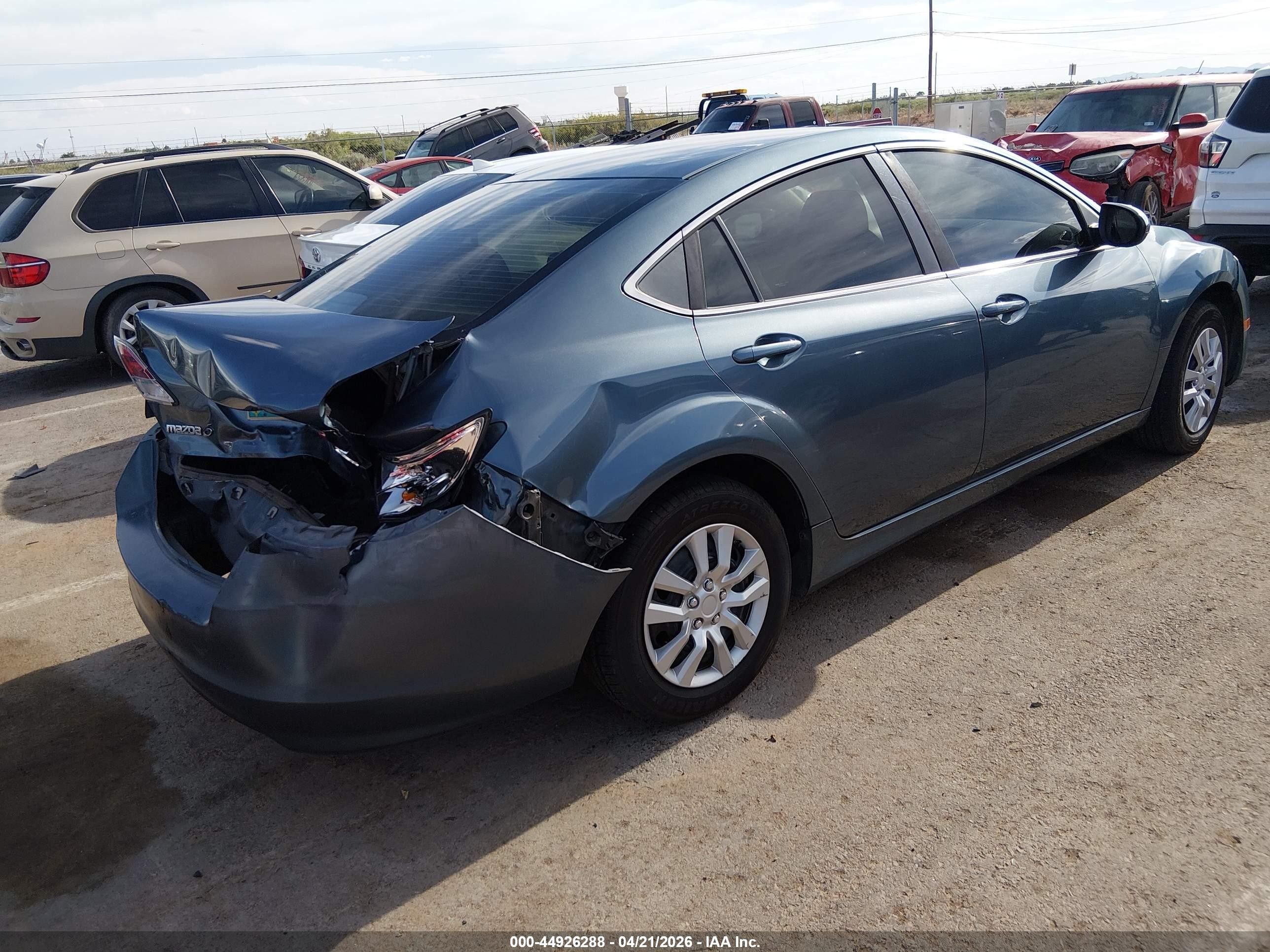 2012 Mazda Mazda6 I Sport Blue vin: 1YVHZ8BH7C5M12993