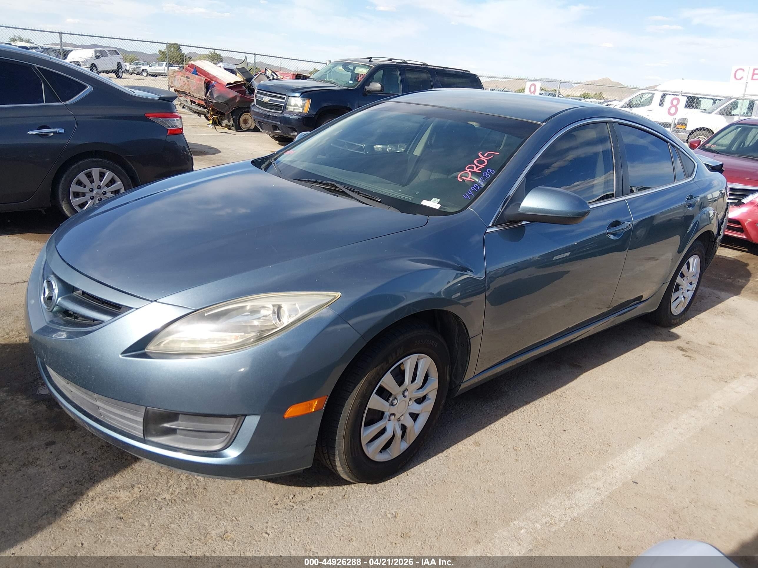 2012 Mazda Mazda6 I Sport Blue vin: 1YVHZ8BH7C5M12993