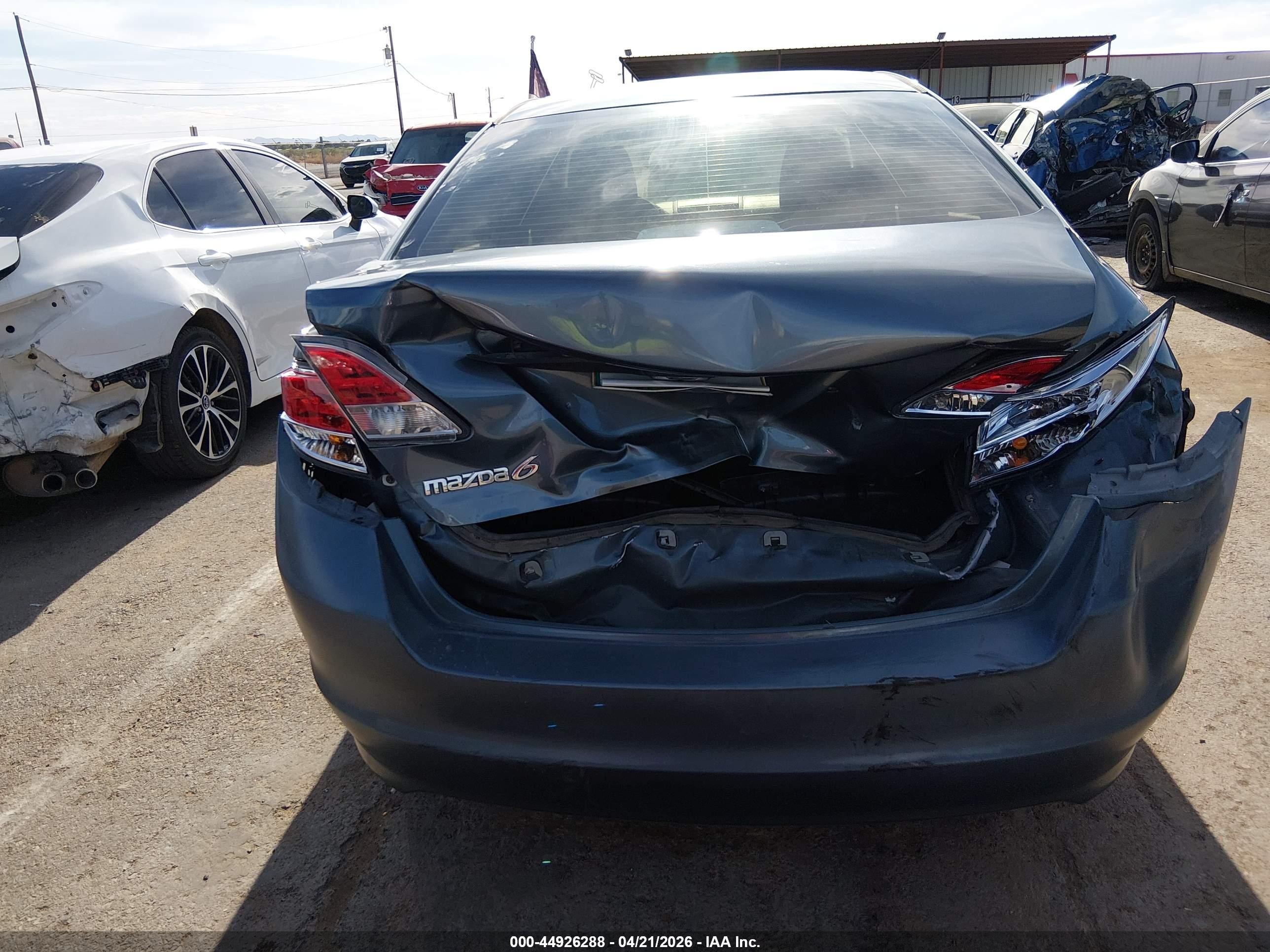 2012 Mazda Mazda6 I Sport Blue vin: 1YVHZ8BH7C5M12993