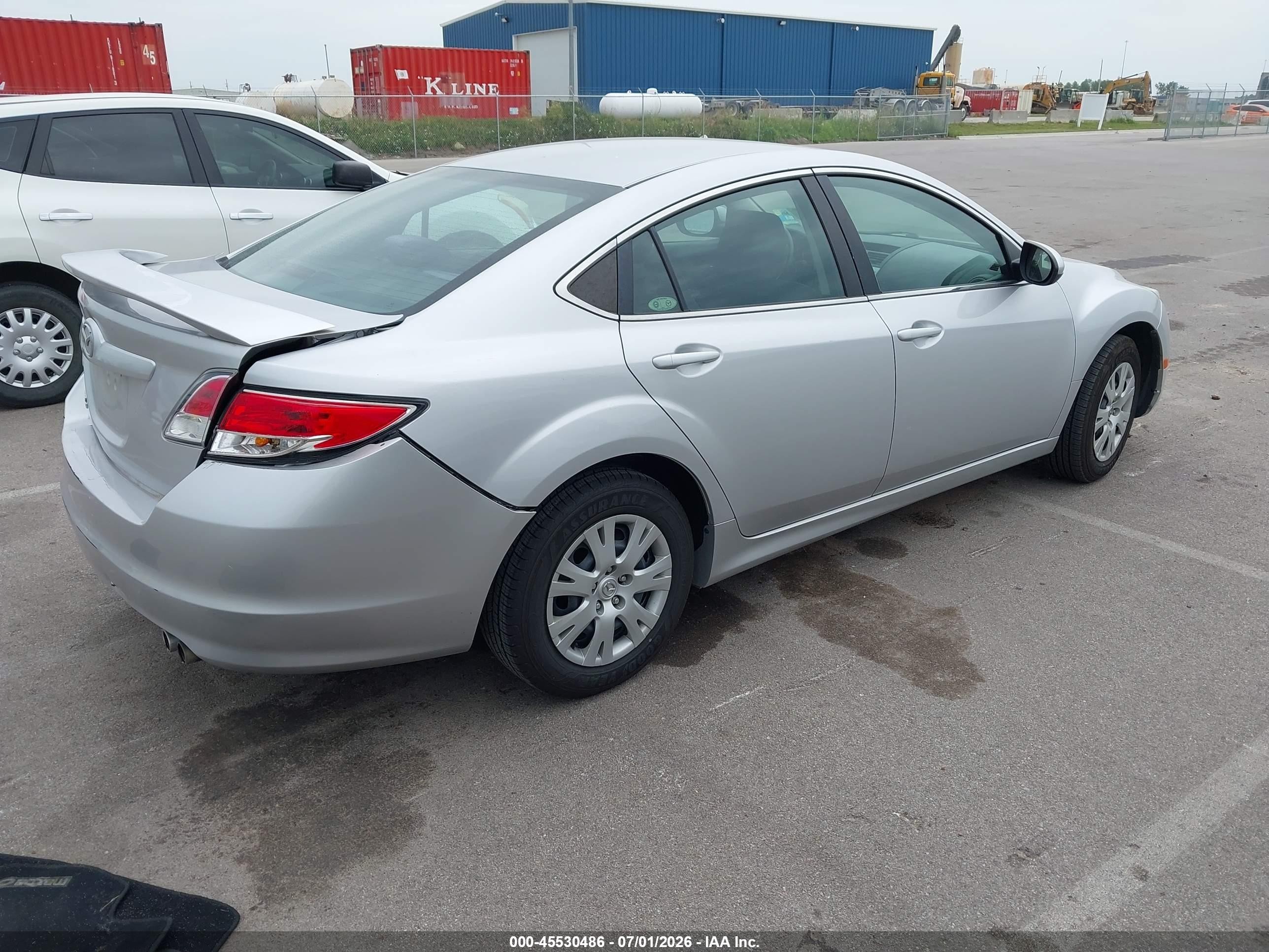 2012 Mazda Mazda6 I Sport Silver vin: 1YVHZ8BH7C5M29616