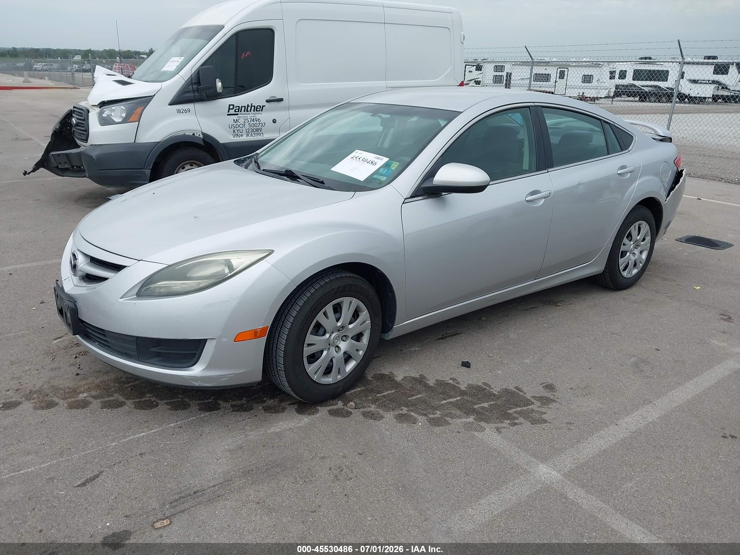 2012 Mazda Mazda6 I Sport Silver vin: 1YVHZ8BH7C5M29616