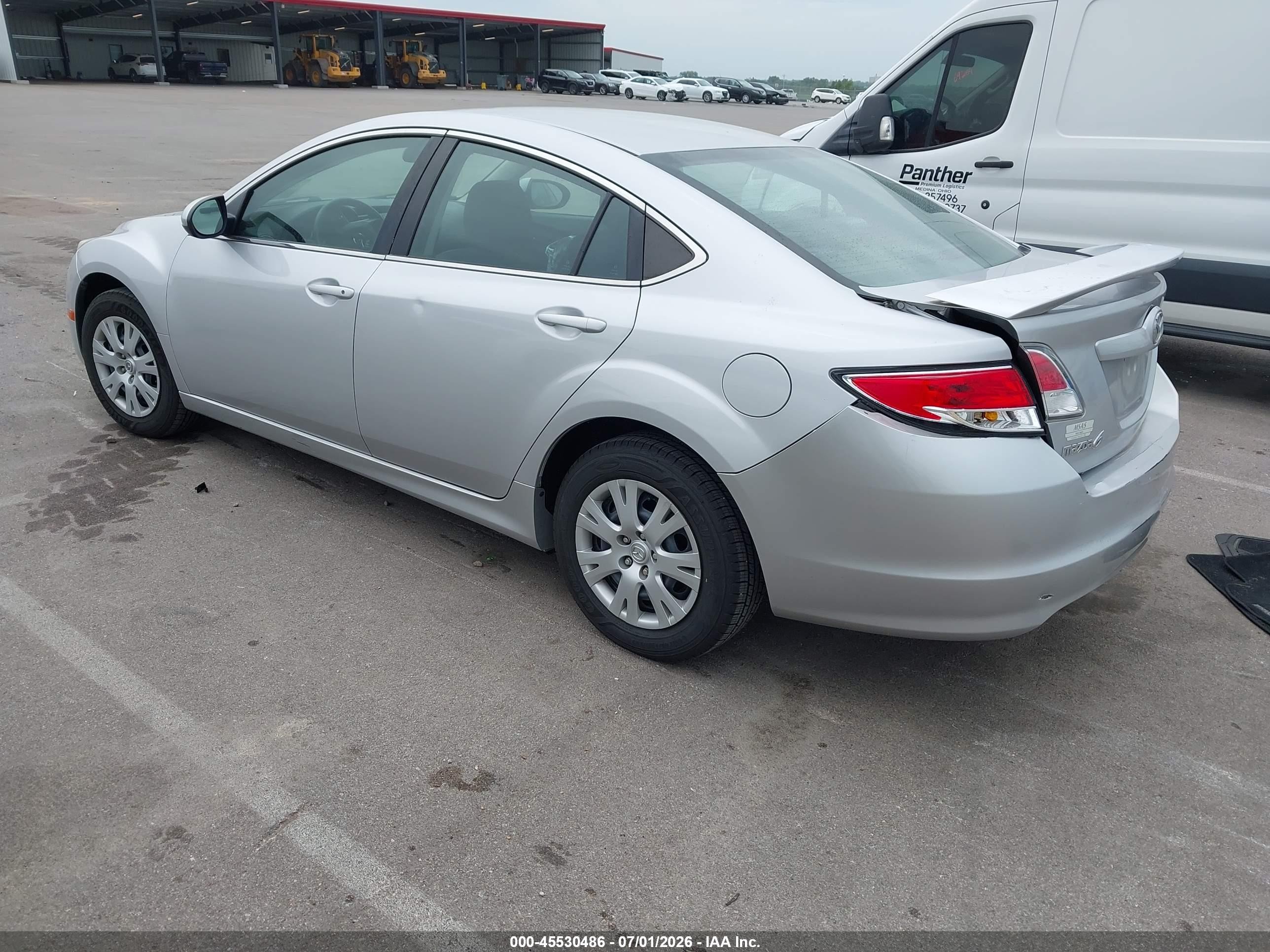 2012 Mazda Mazda6 I Sport Silver vin: 1YVHZ8BH7C5M29616