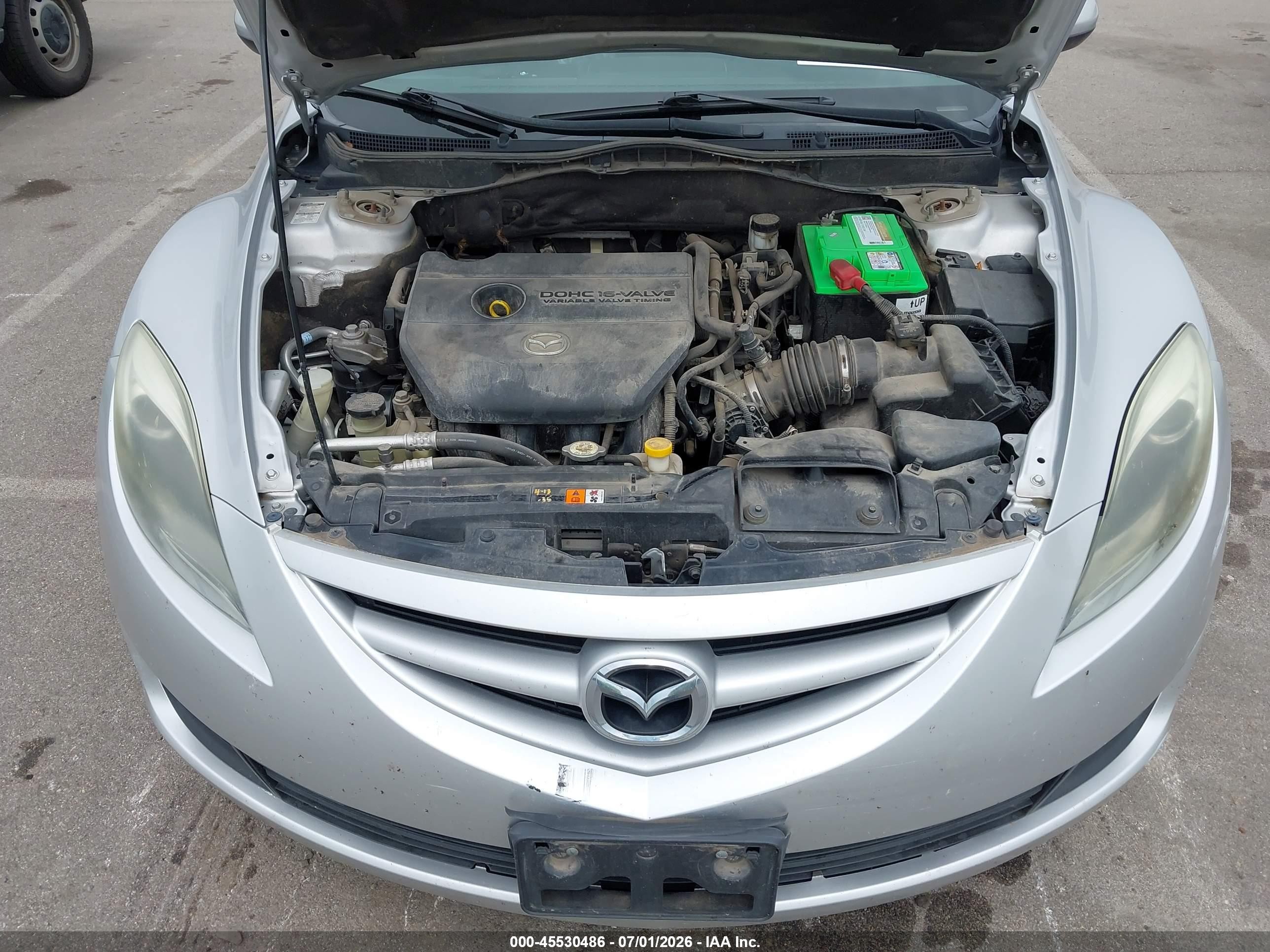 2012 Mazda Mazda6 I Sport Silver vin: 1YVHZ8BH7C5M29616