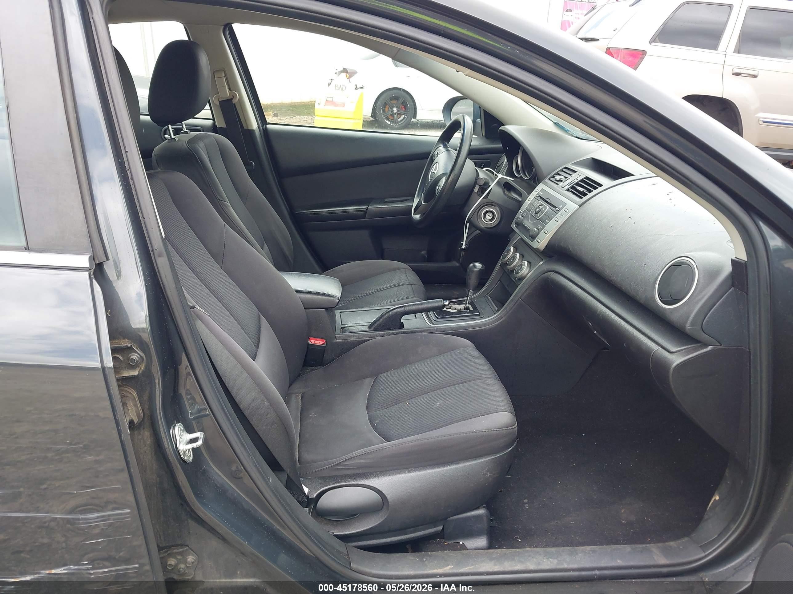 2012 Mazda Mazda6 I Sport Black vin: 1YVHZ8BH7C5M30653