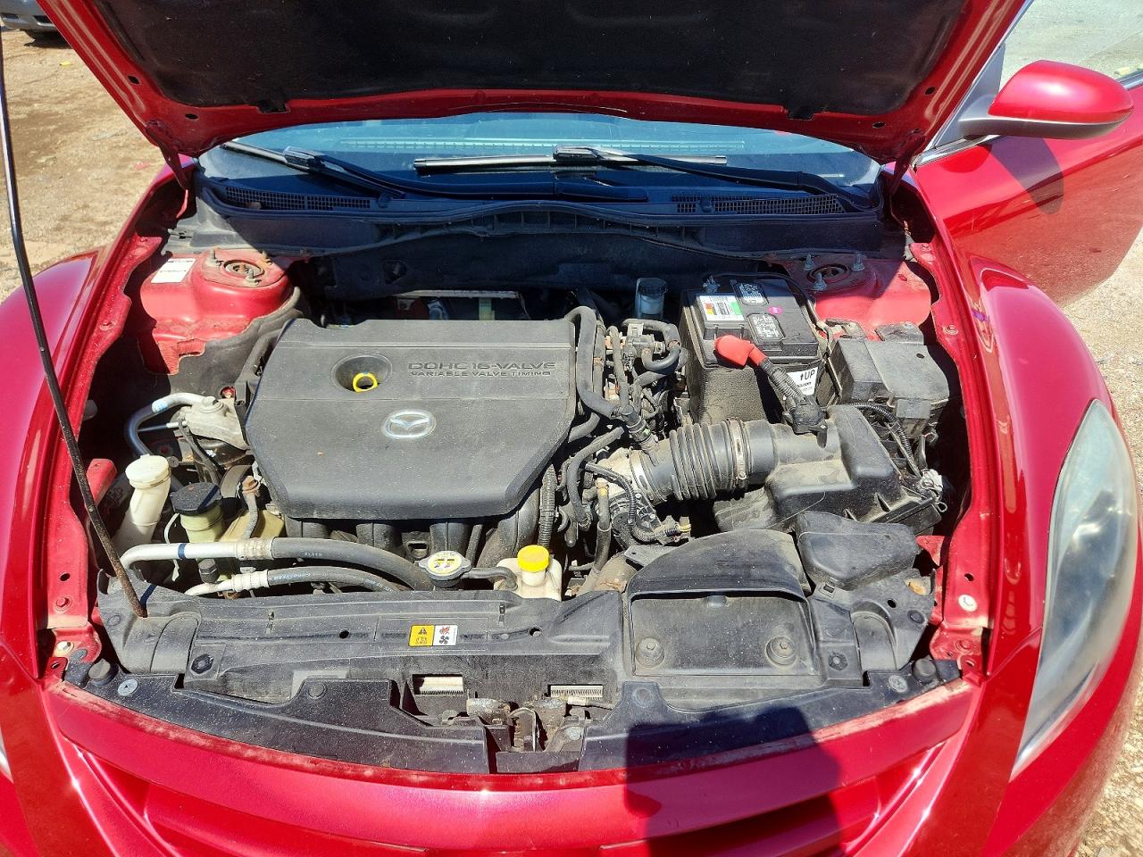 2013 Mazda 6 Sport Red vin: 1YVHZ8BH7D5M06306