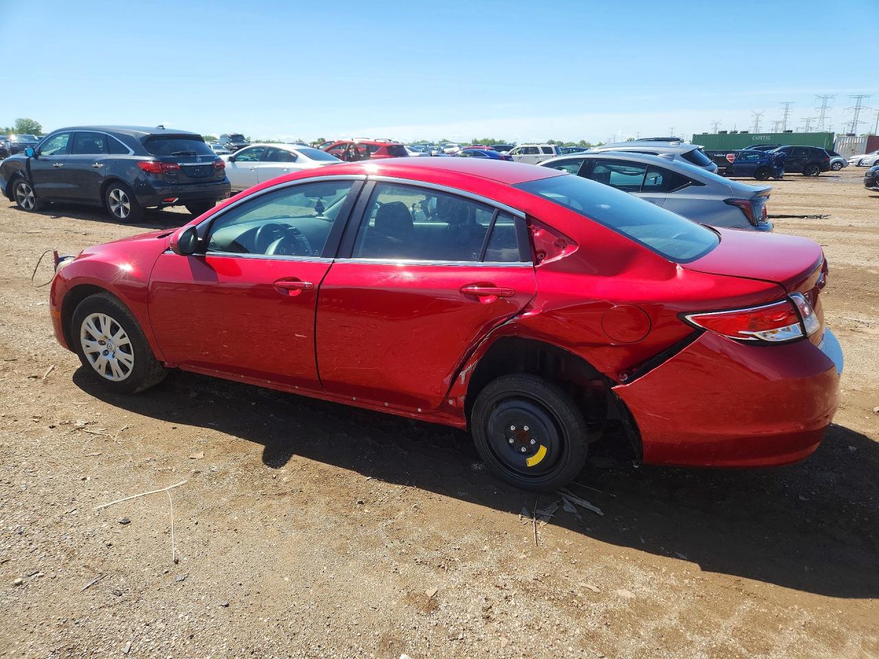 2013 Mazda 6 Sport Red vin: 1YVHZ8BH7D5M06306