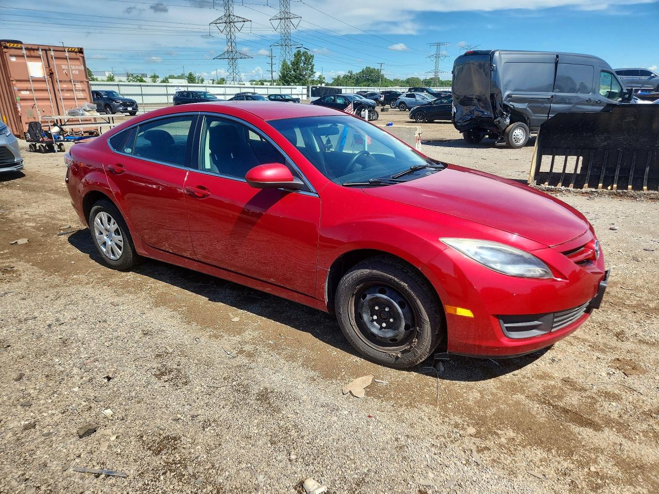 2013 Mazda 6 Sport Red vin: 1YVHZ8BH7D5M06306