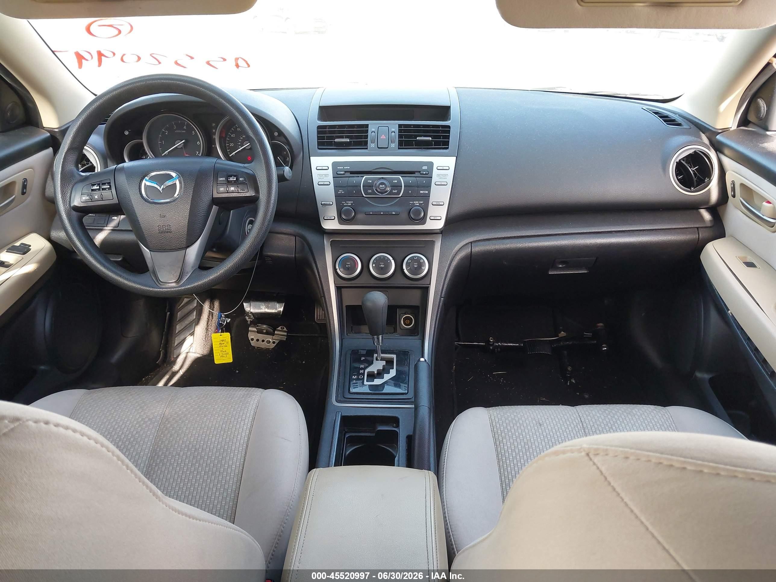 2013 Mazda Mazda6 I Sport Gray vin: 1YVHZ8BH7D5M07911