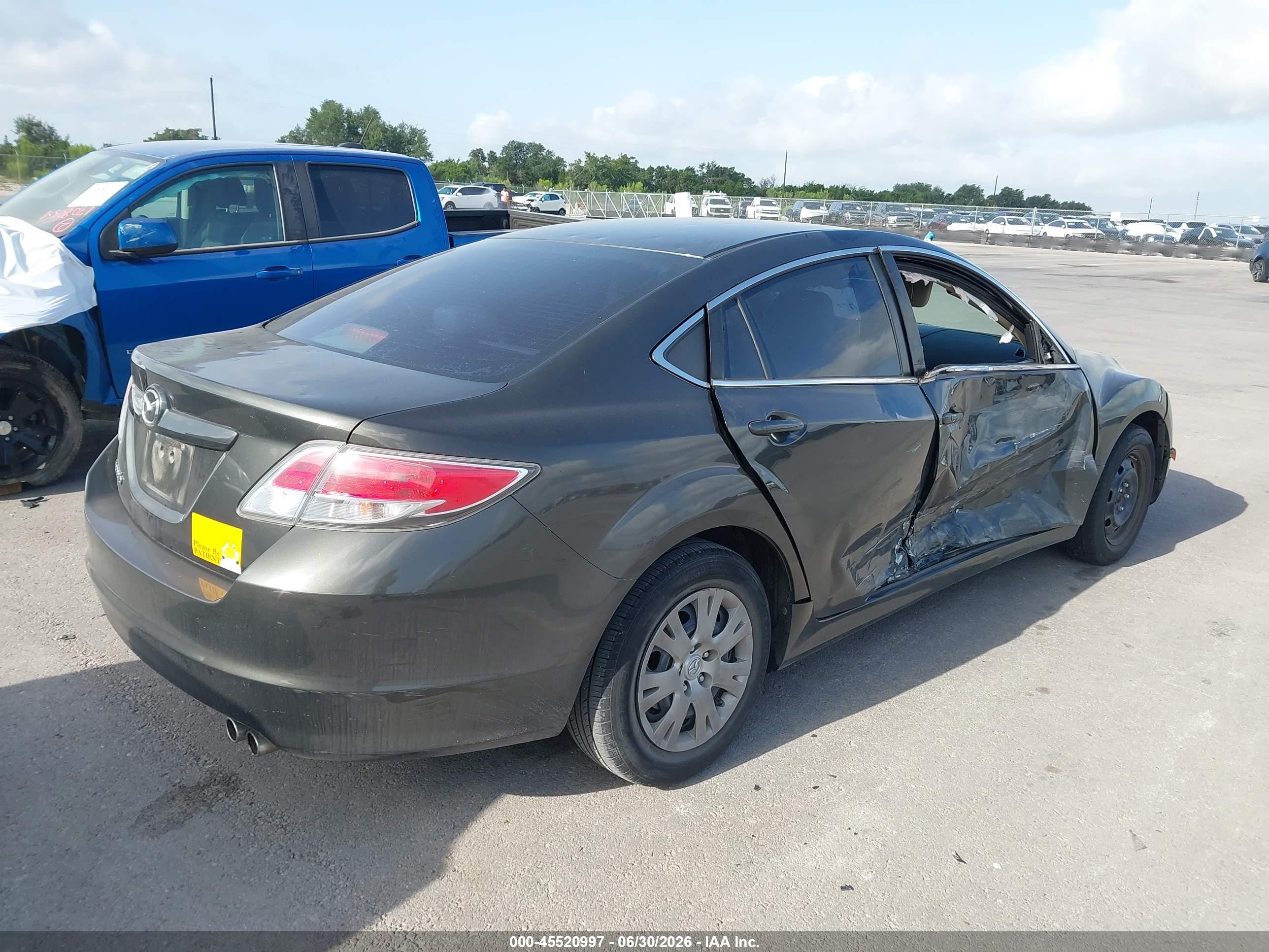 2013 Mazda Mazda6 I Sport Gray vin: 1YVHZ8BH7D5M07911