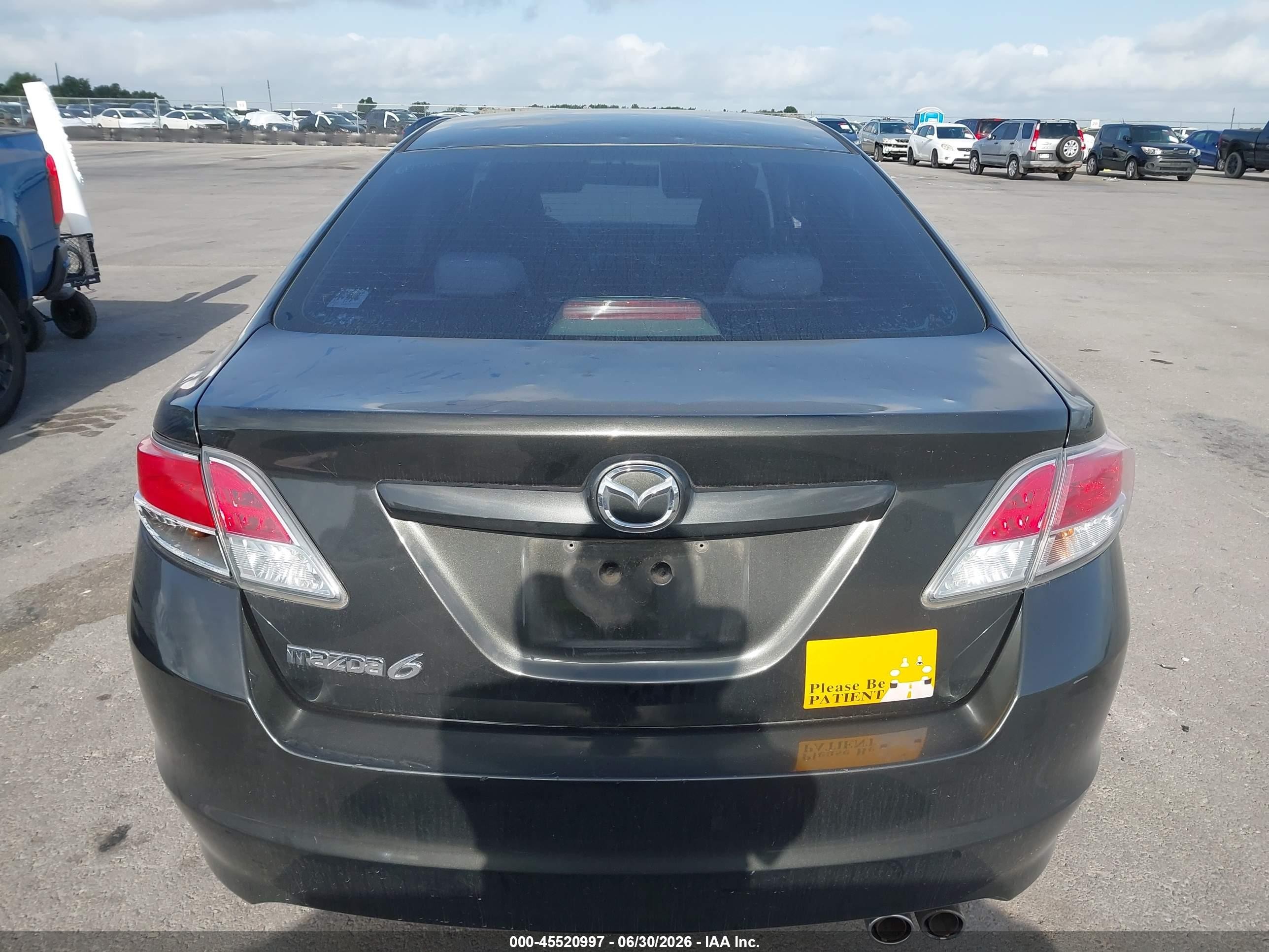 2013 Mazda Mazda6 I Sport Gray vin: 1YVHZ8BH7D5M07911