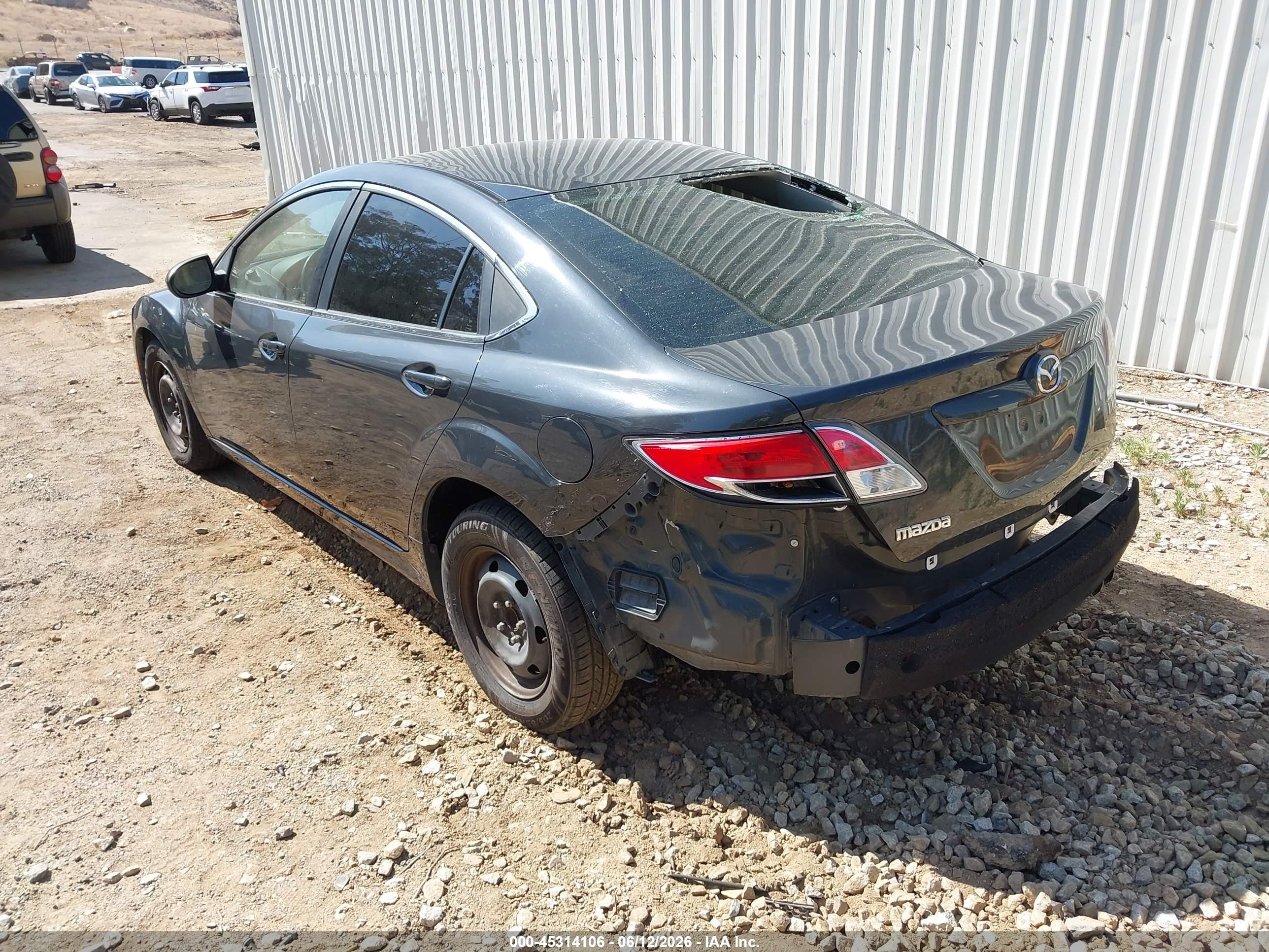 2013 Mazda Mazda6 I Sport Серый vin: 1YVHZ8BH7D5M08878