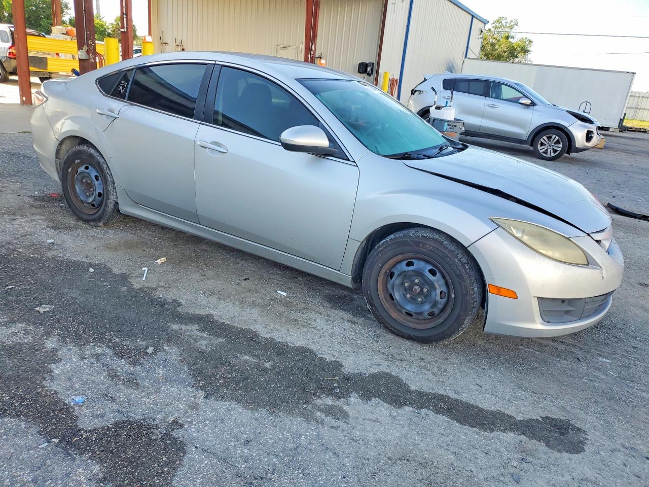 2010 Mazda 6 I Silver vin: 1YVHZ8BH8A5M04592