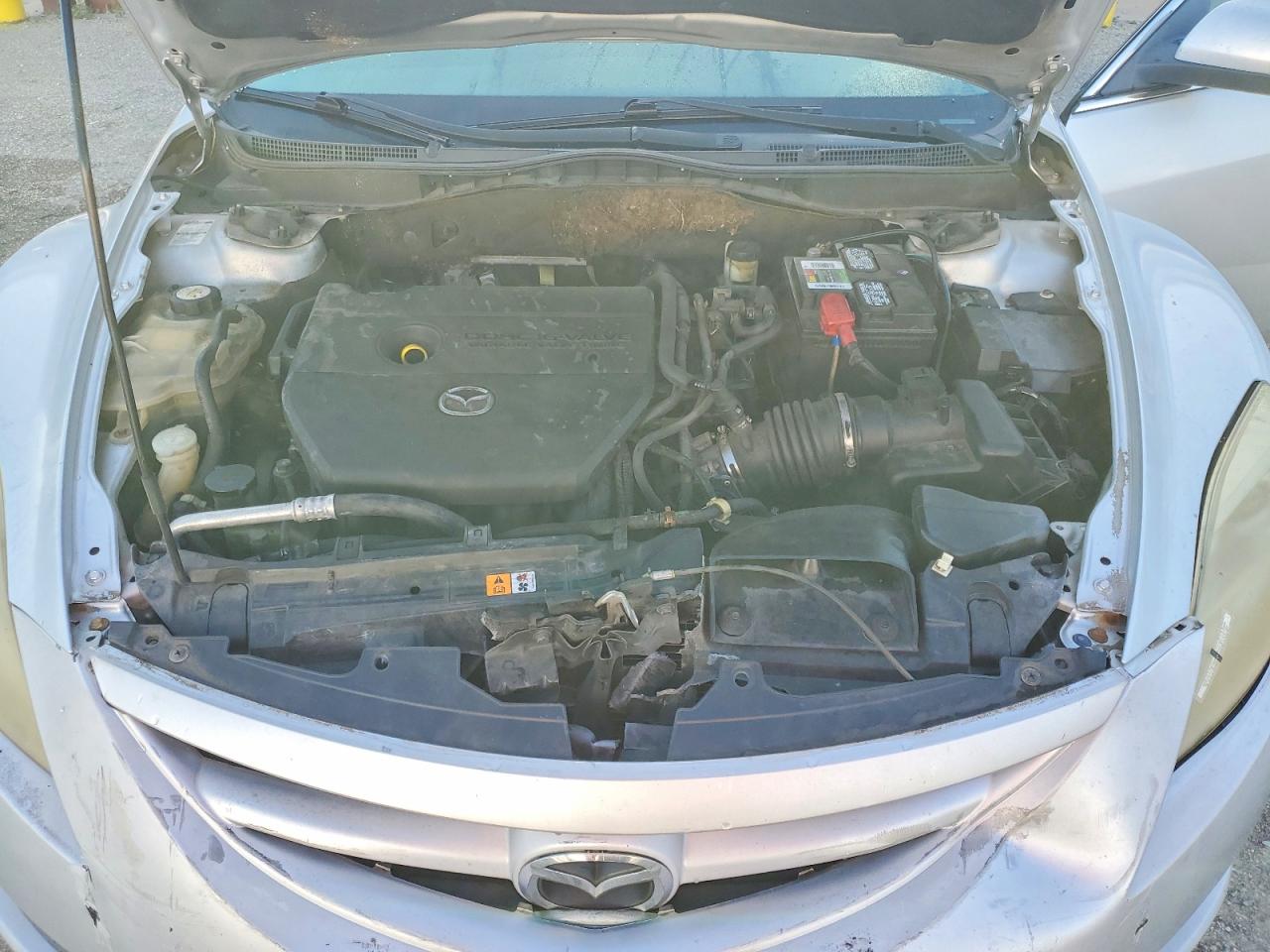 2010 Mazda 6 I Silver vin: 1YVHZ8BH8A5M04592
