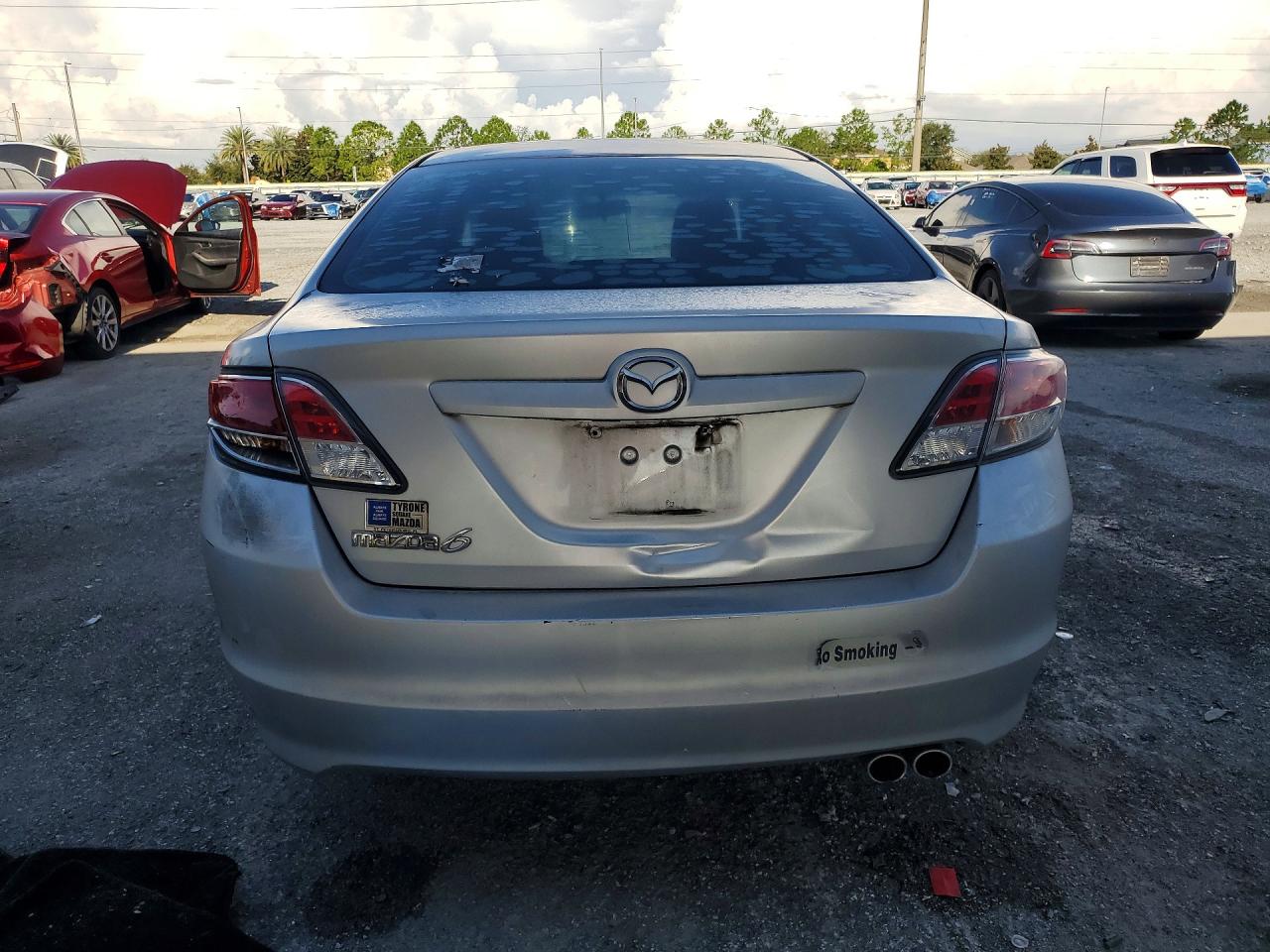 2010 Mazda 6 I Silver vin: 1YVHZ8BH8A5M04592