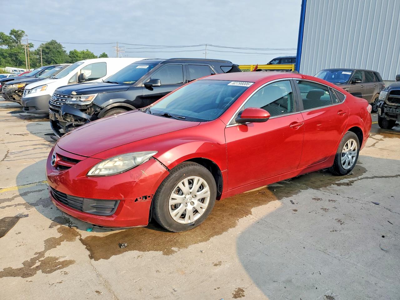2010 Mazda 6 I Red vin: 1YVHZ8BH8A5M46731