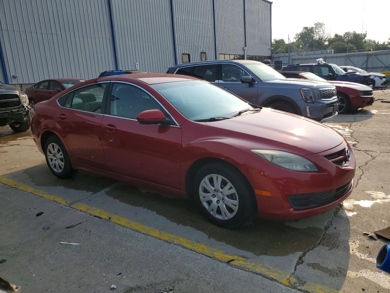 2010 Mazda 6 I Red vin: 1YVHZ8BH8A5M46731