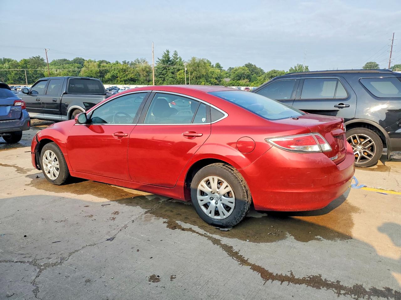 2010 Mazda 6 I Red vin: 1YVHZ8BH8A5M46731