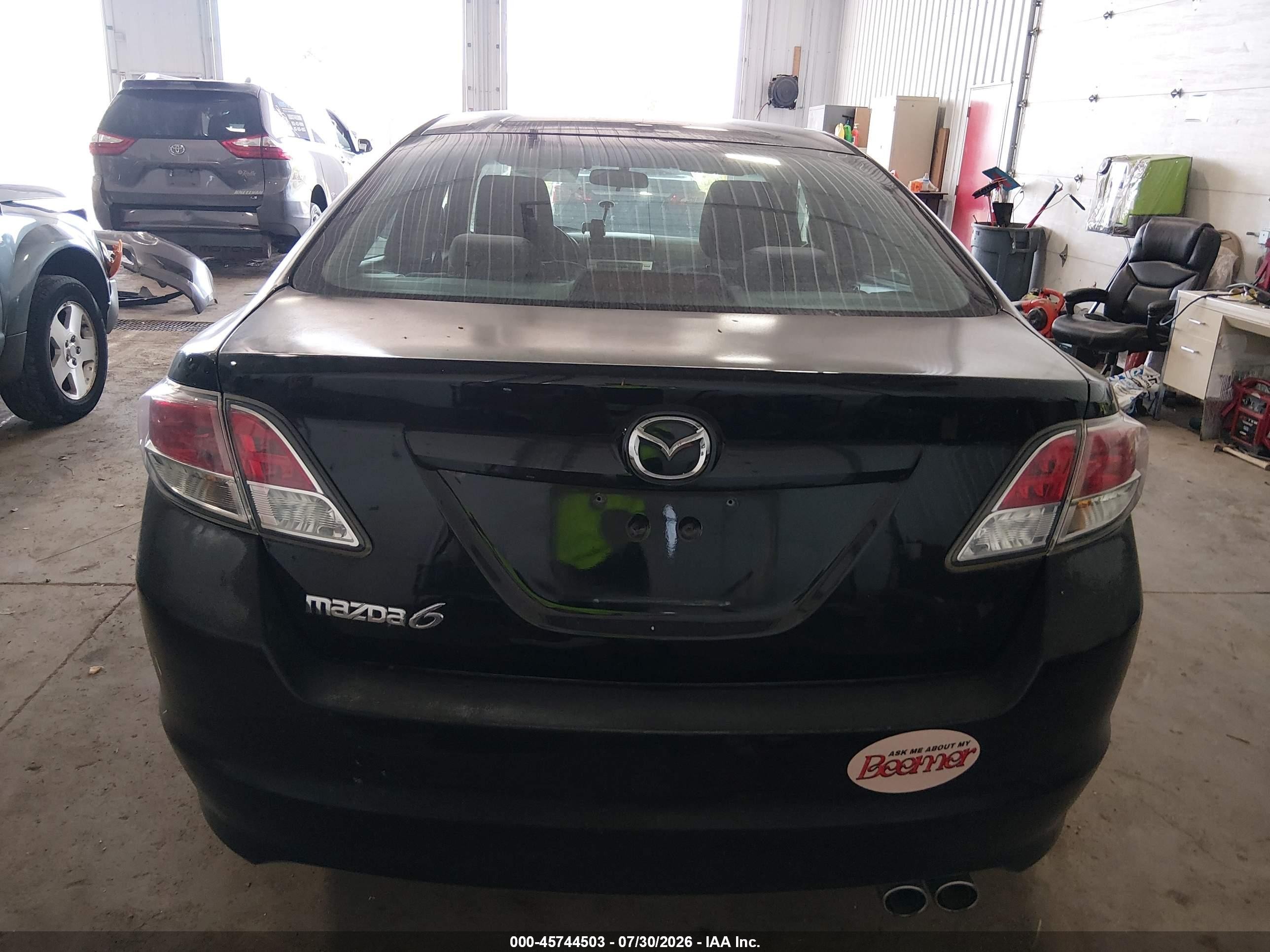 2010 Mazda Mazda6 I Sport Black vin: 1YVHZ8BH8A5M50553