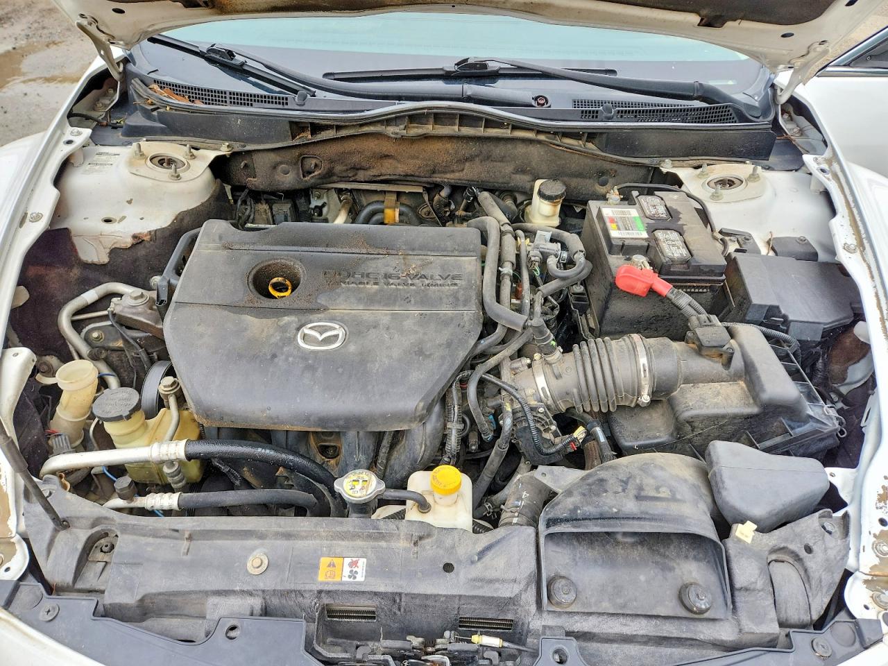 2011 Mazda 6 I Белый vin: 1YVHZ8BH8B5M00253