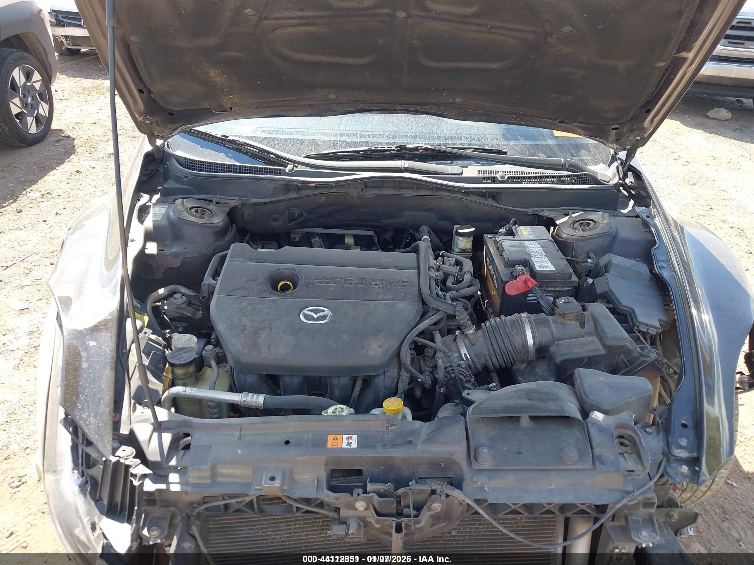 2011 Mazda Mazda6 I Sport Черный vin: 1YVHZ8BH8B5M11172