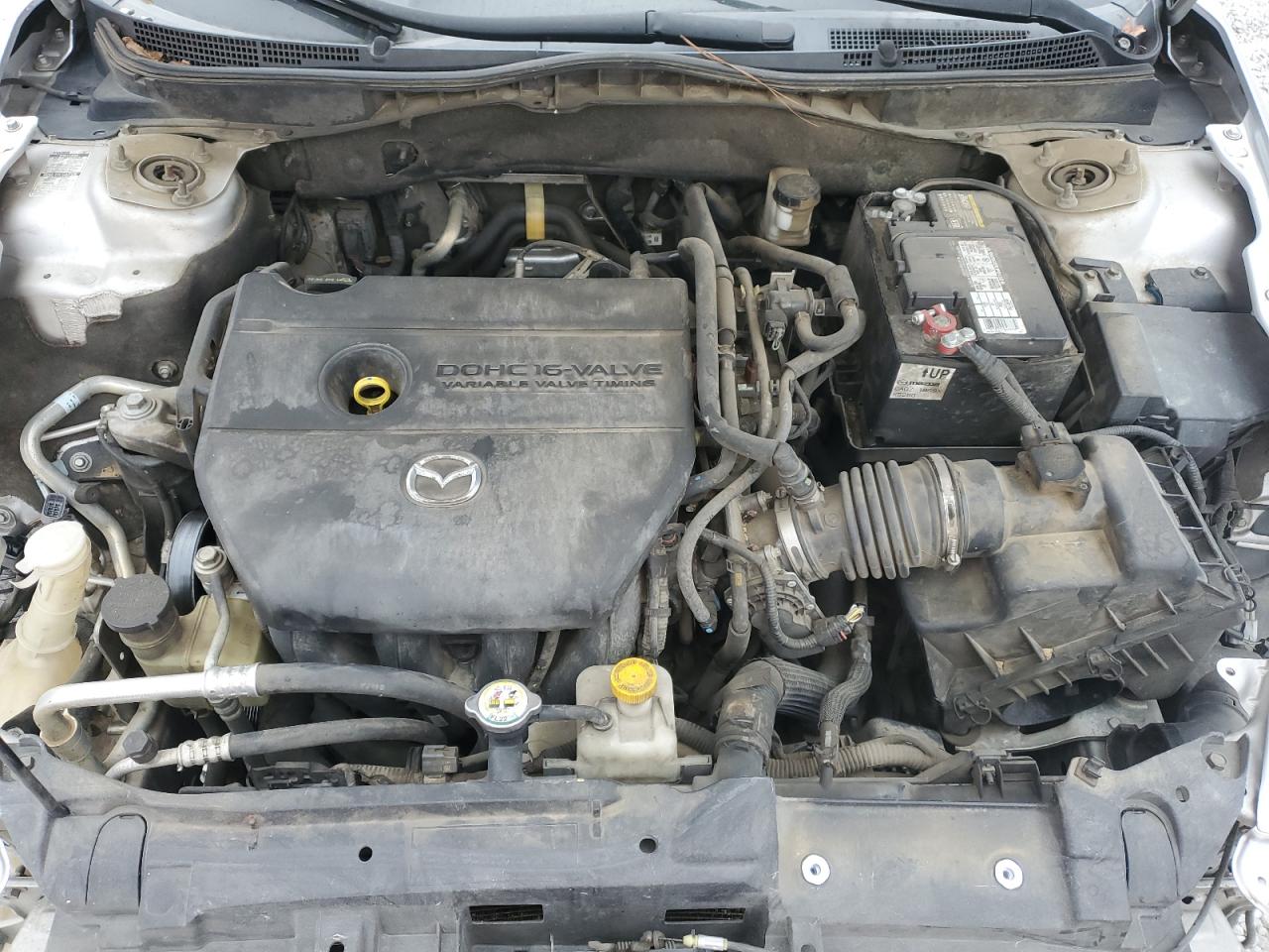 2012 Mazda 6 I Silver vin: 1YVHZ8BH8C5M03266