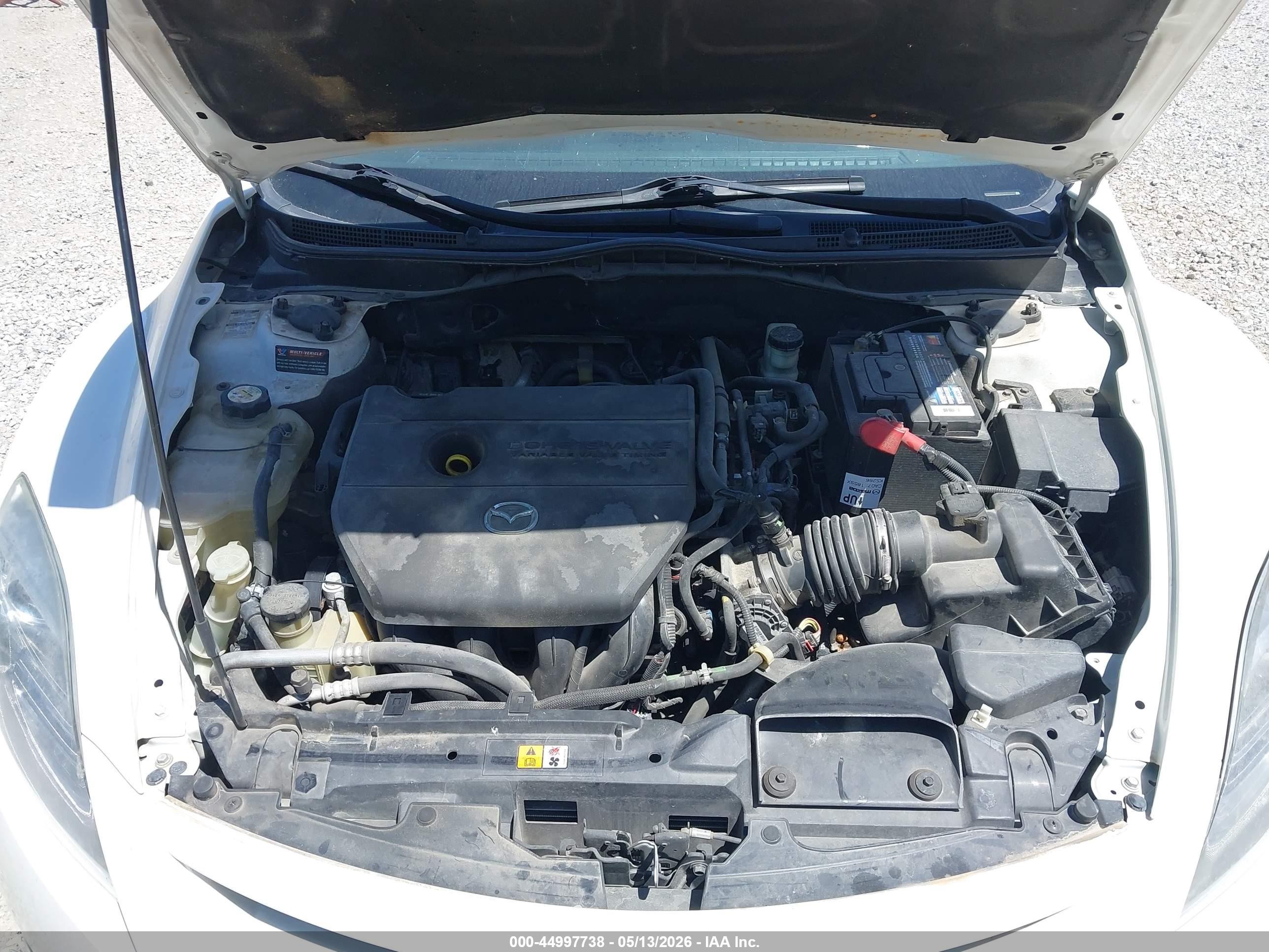 2010 Mazda Mazda6 I Sport White vin: 1YVHZ8BH9A5M01099