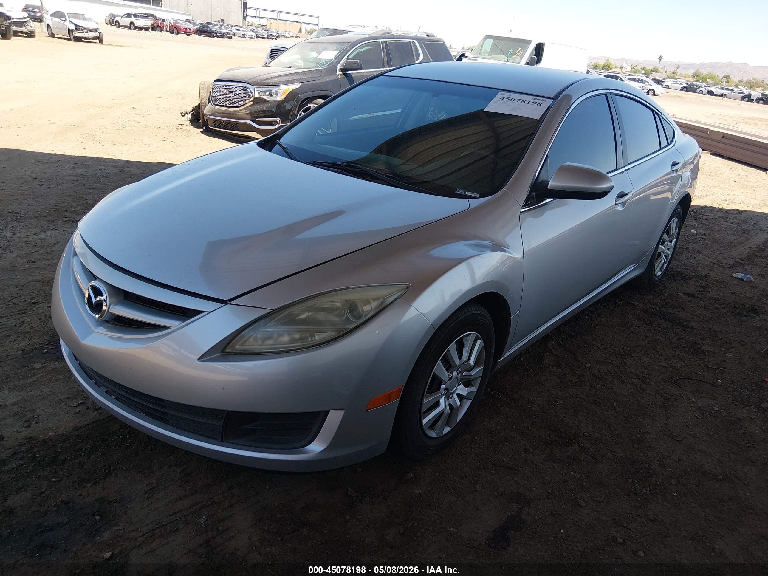 2010 Mazda Mazda6   Silver vin: 1YVHZ8BH9A5M54644