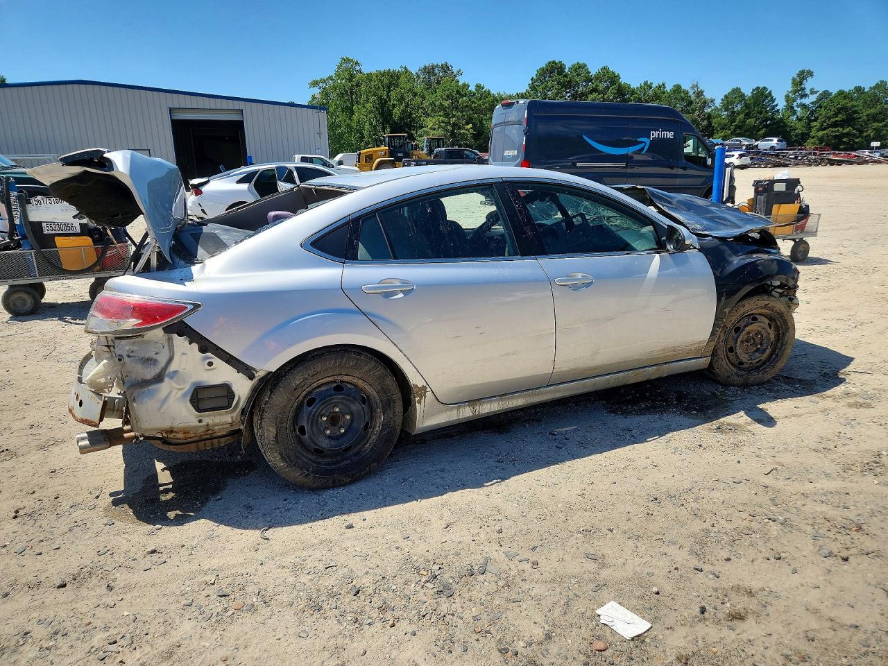 2011 Mazda 6 I Silver vin: 1YVHZ8BH9B5M03467