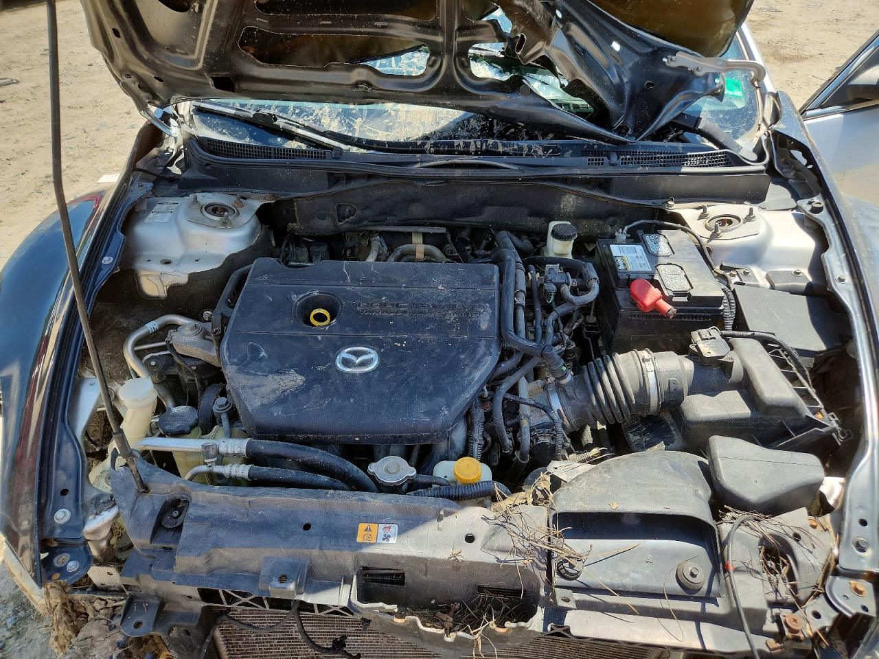 2011 Mazda 6 I Silver vin: 1YVHZ8BH9B5M03467