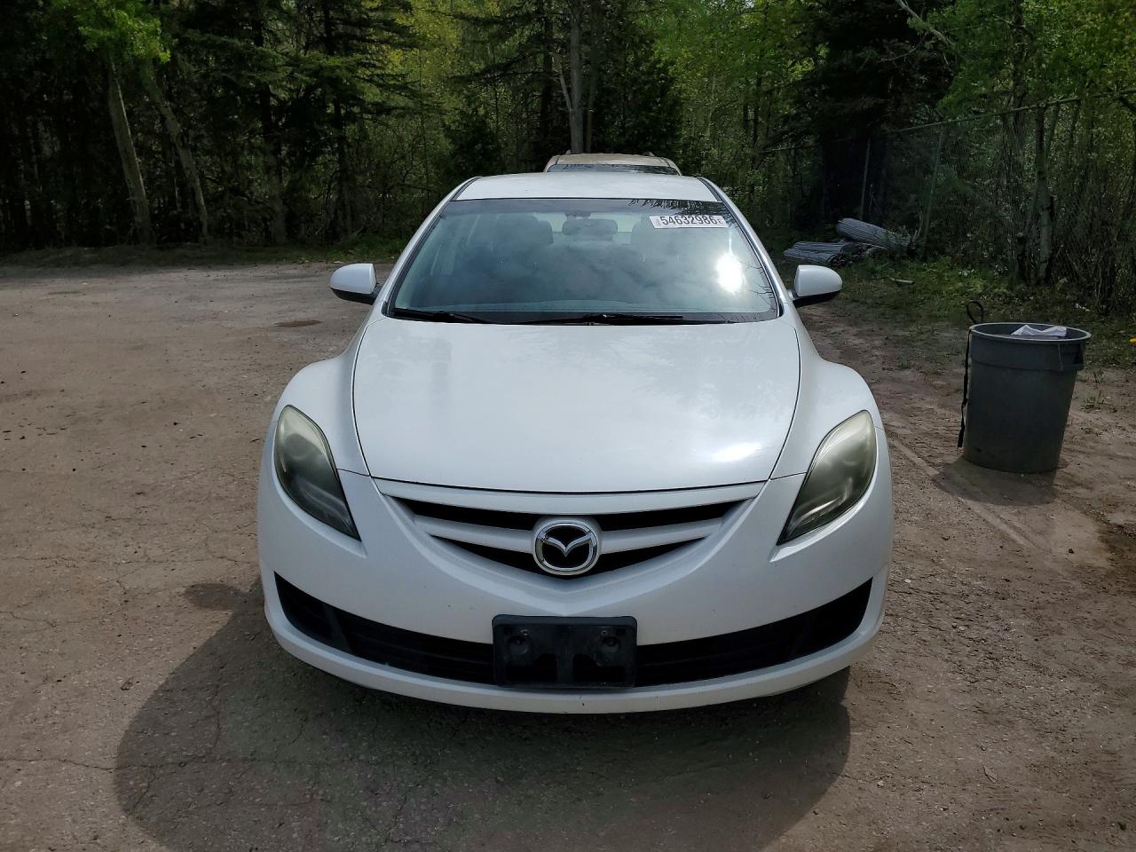 2011 Mazda 6 I White vin: 1YVHZ8BH9B5M22388