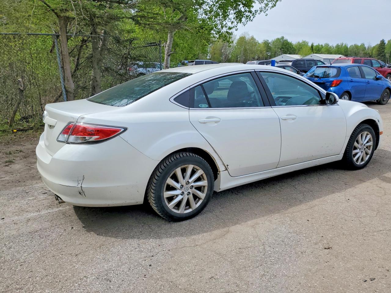 2011 Mazda 6 I White vin: 1YVHZ8BH9B5M22388