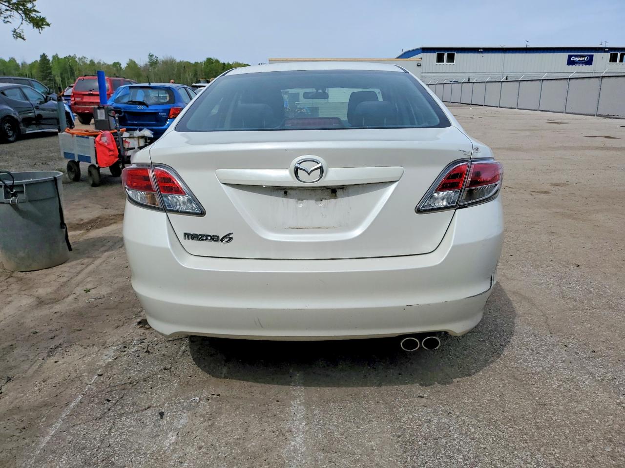 2011 Mazda 6 I White vin: 1YVHZ8BH9B5M22388