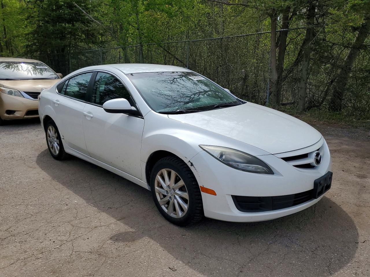 2011 Mazda 6 I White vin: 1YVHZ8BH9B5M22388