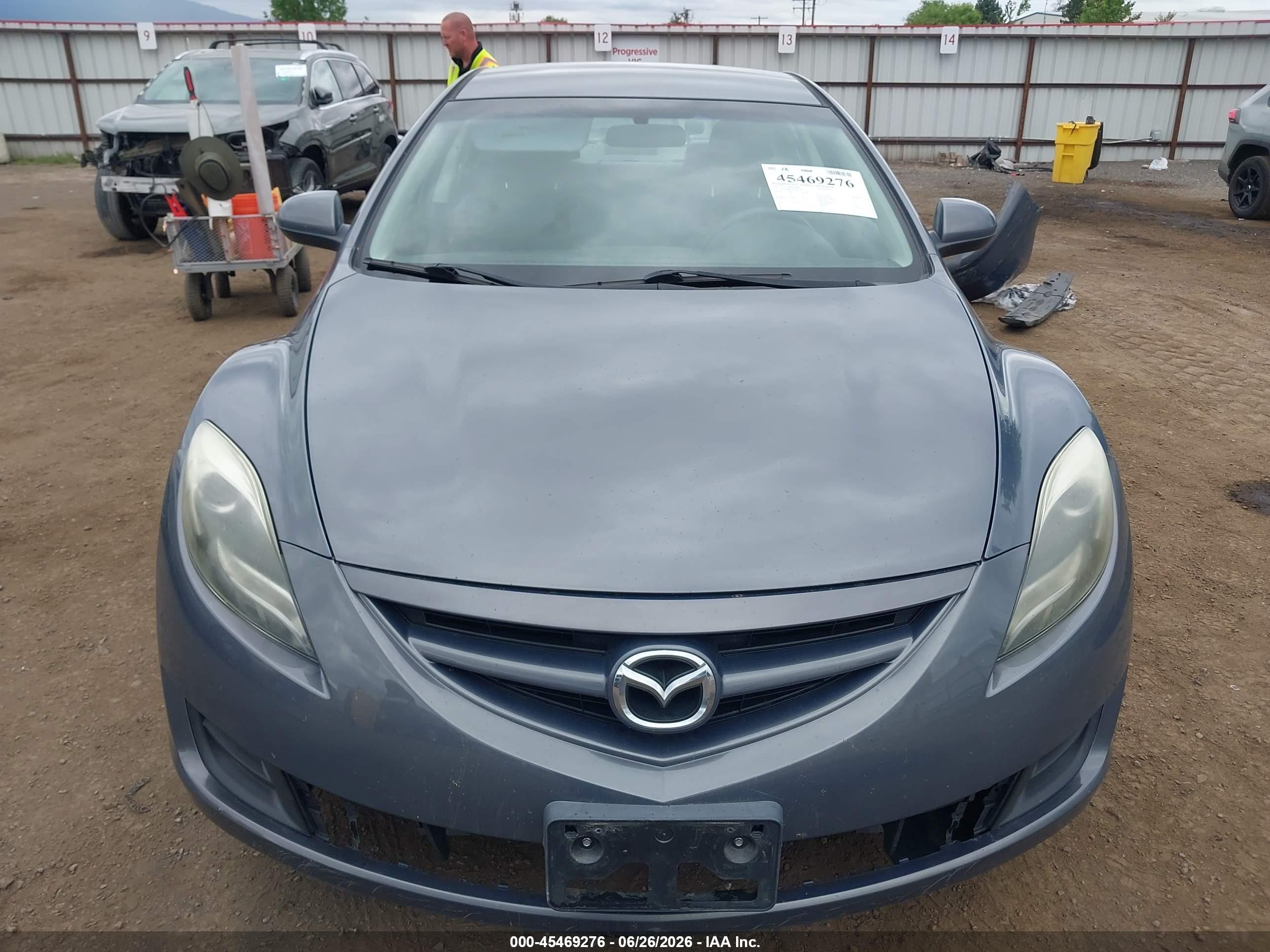 2011 Mazda Mazda6 I Sport Серый vin: 1YVHZ8BH9B5M23489